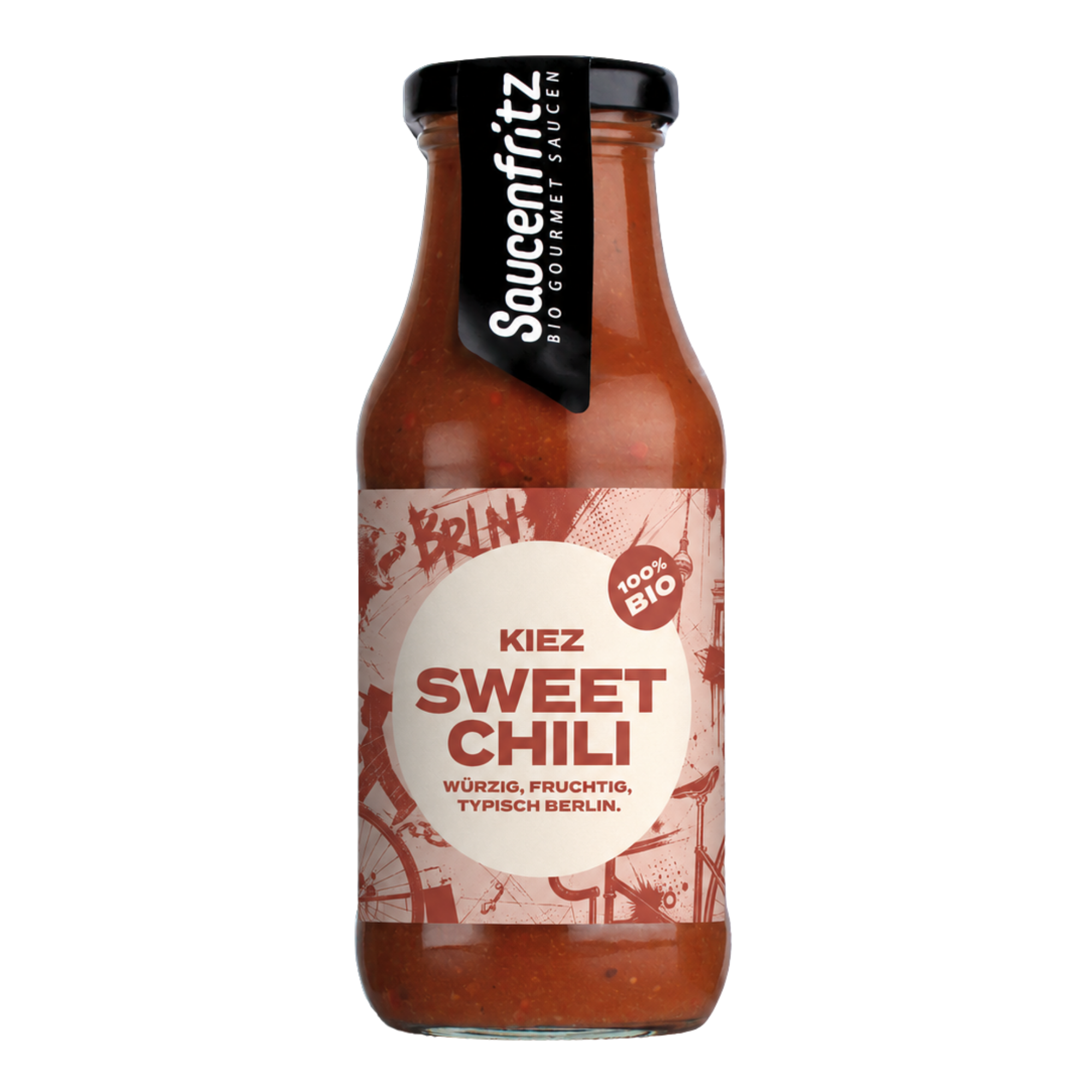 Saucenfritz - Kiez Bio Sweet Chili Sauce - 245 ml Flasche