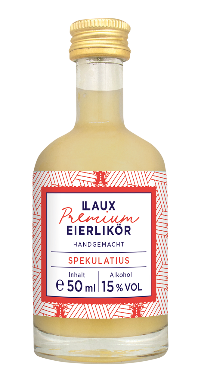 Premium Eierlikör Spekulatius - 50 ml Flasche