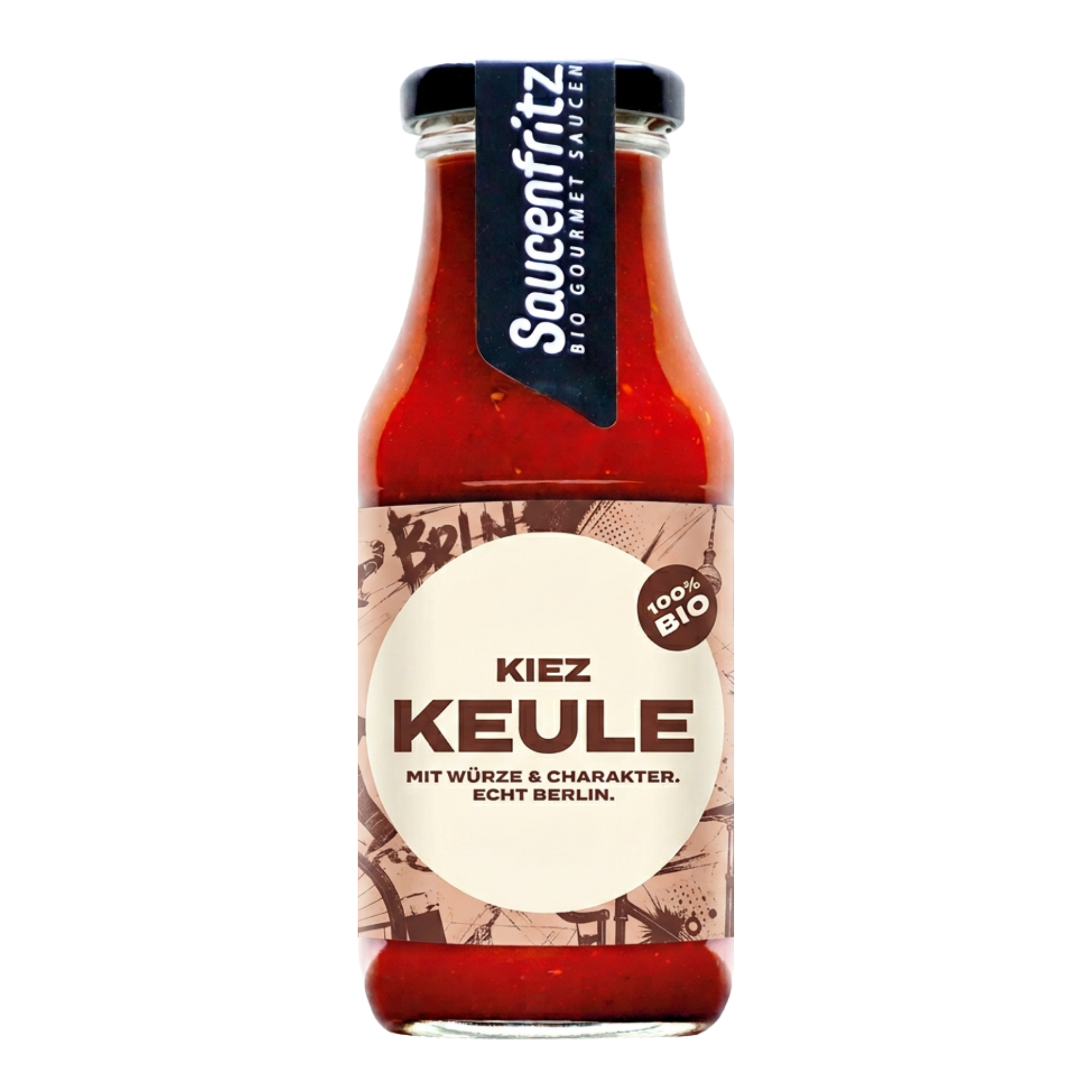 Saucenfritz - Bio Kiez-Keule Sauce - 245 ml Flasche