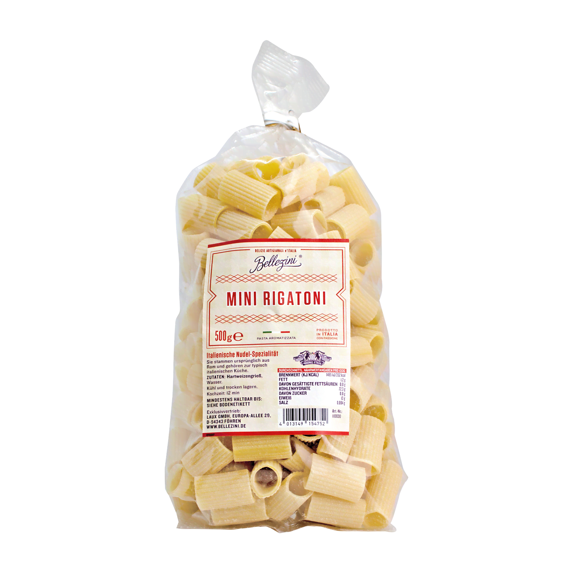 Mini Rigatoni - Original italienische Pasta Mini Rigatoni - Original italienische Pasta