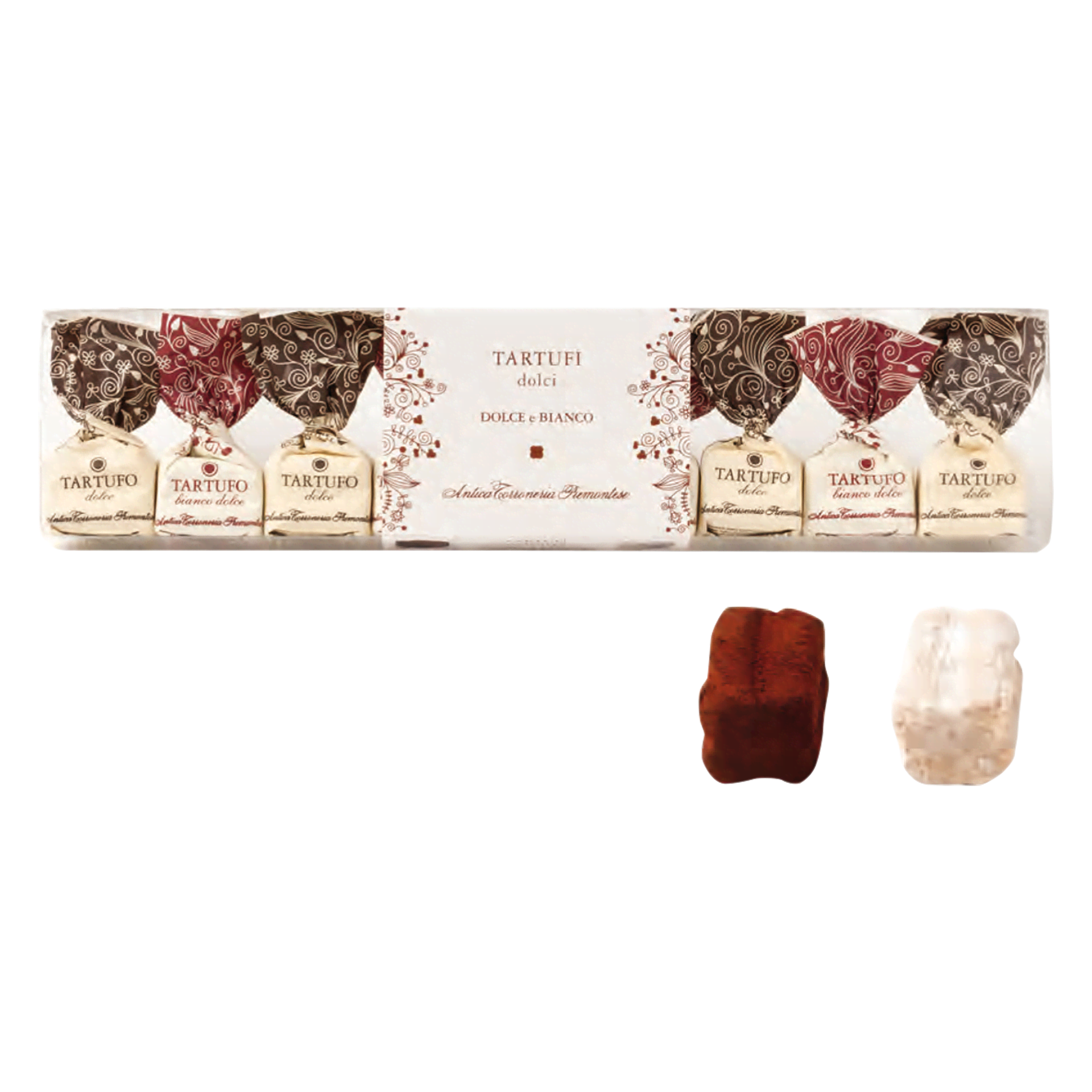 Tartufi Bianco e Nero - Schokoladentrüffel in Geschenkverpackung Tartufi Bianco e Nero - Schokoladentrüffel in Geschenkverpackung