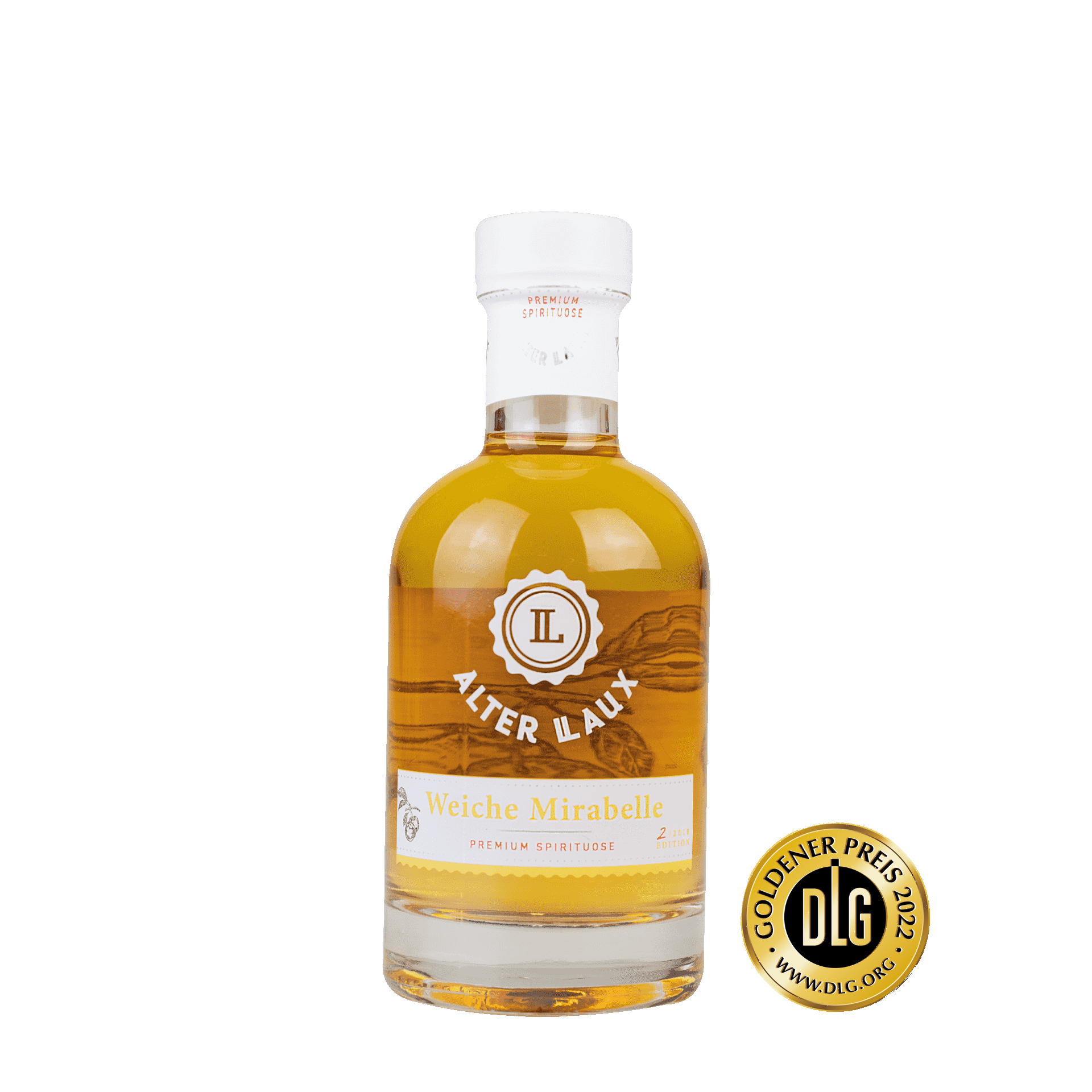 Alter LAUX Weiche Mirabelle Mirabellenlikör in 200ml Flasche