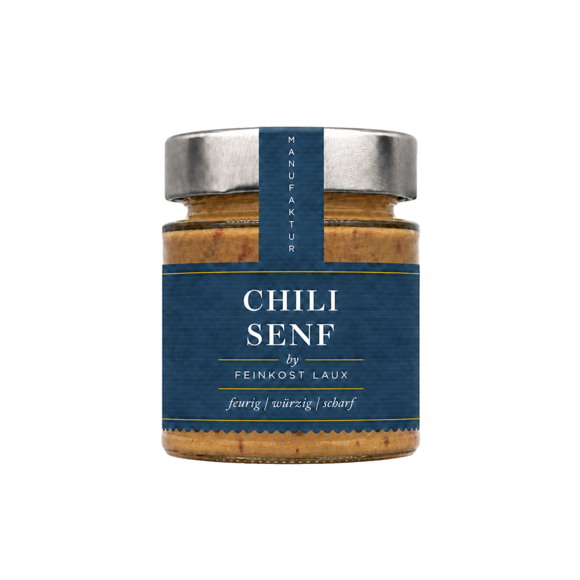 Chili Senf - Scharfer Senf mit Chili - Glas