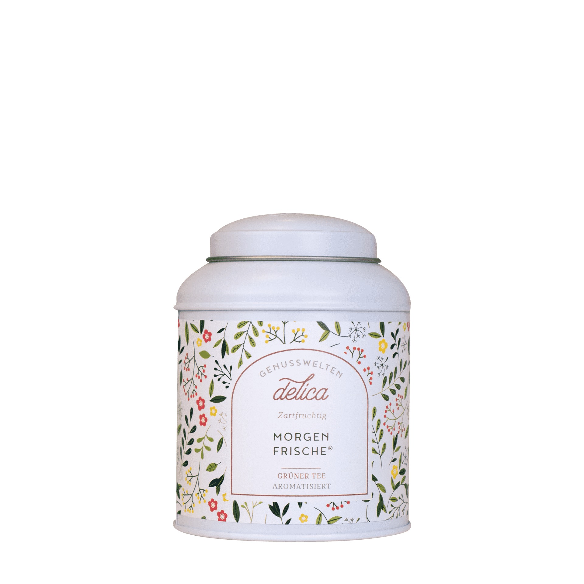 Morgenfrische® - Grüner Tee mit Ringelblumenblüten & Rosenblütenblättern - Dose Morgenfrische® - Grüner Tee mit Ringelblumenblüten & Rosenblütenblättern - Dose