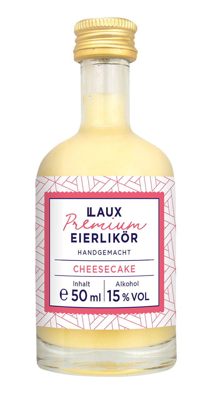 Premium Eierlikör Cheesecake - 50ml Flasche Premium Eierlikör Cheesecake - 50ml Flasche