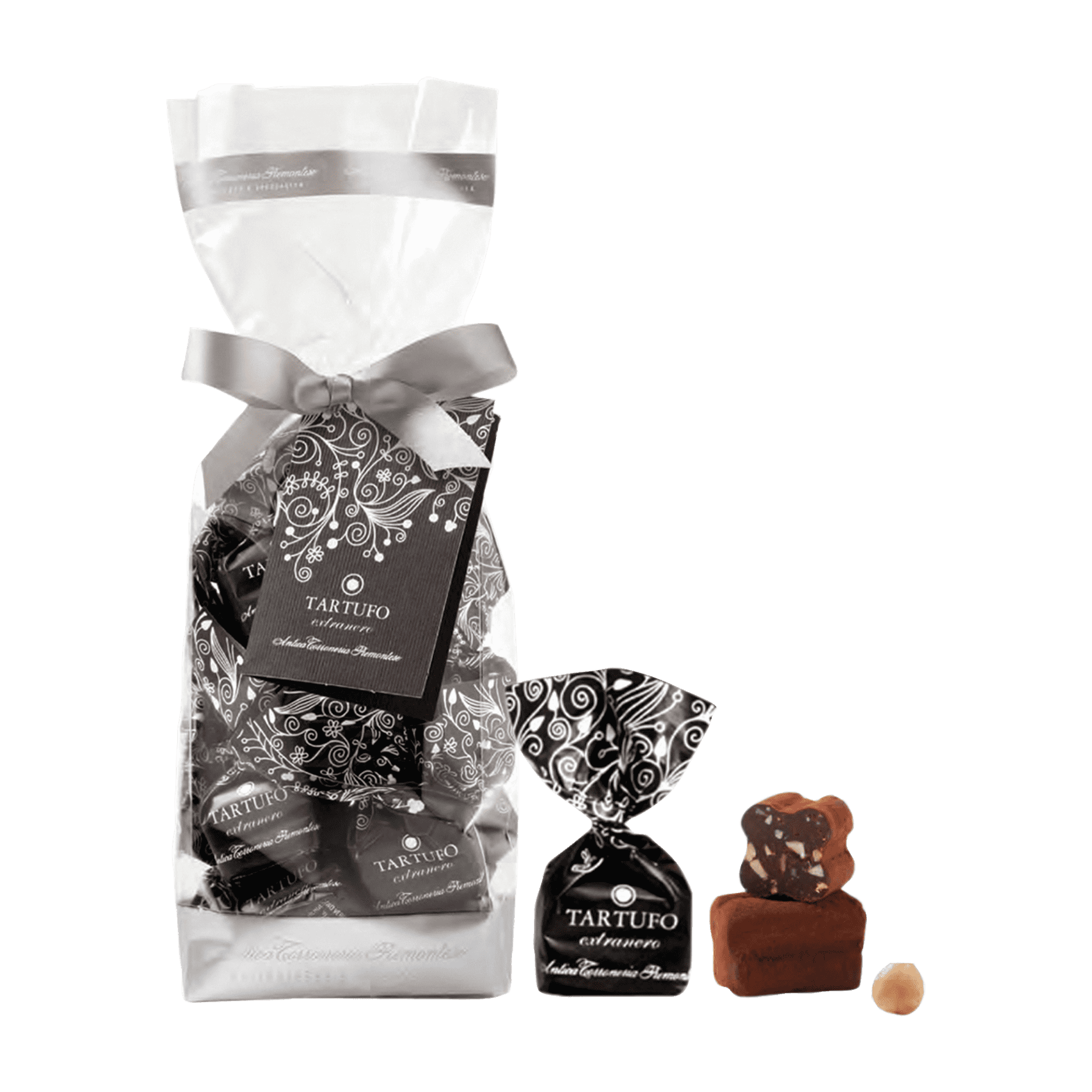 Tartufi Dolci Extra Nero - handgefertigte, zarte Schokoladentrüffel Tartufi Dolci Extra Nero - handgefertigte, zarte Schokoladentrüffel