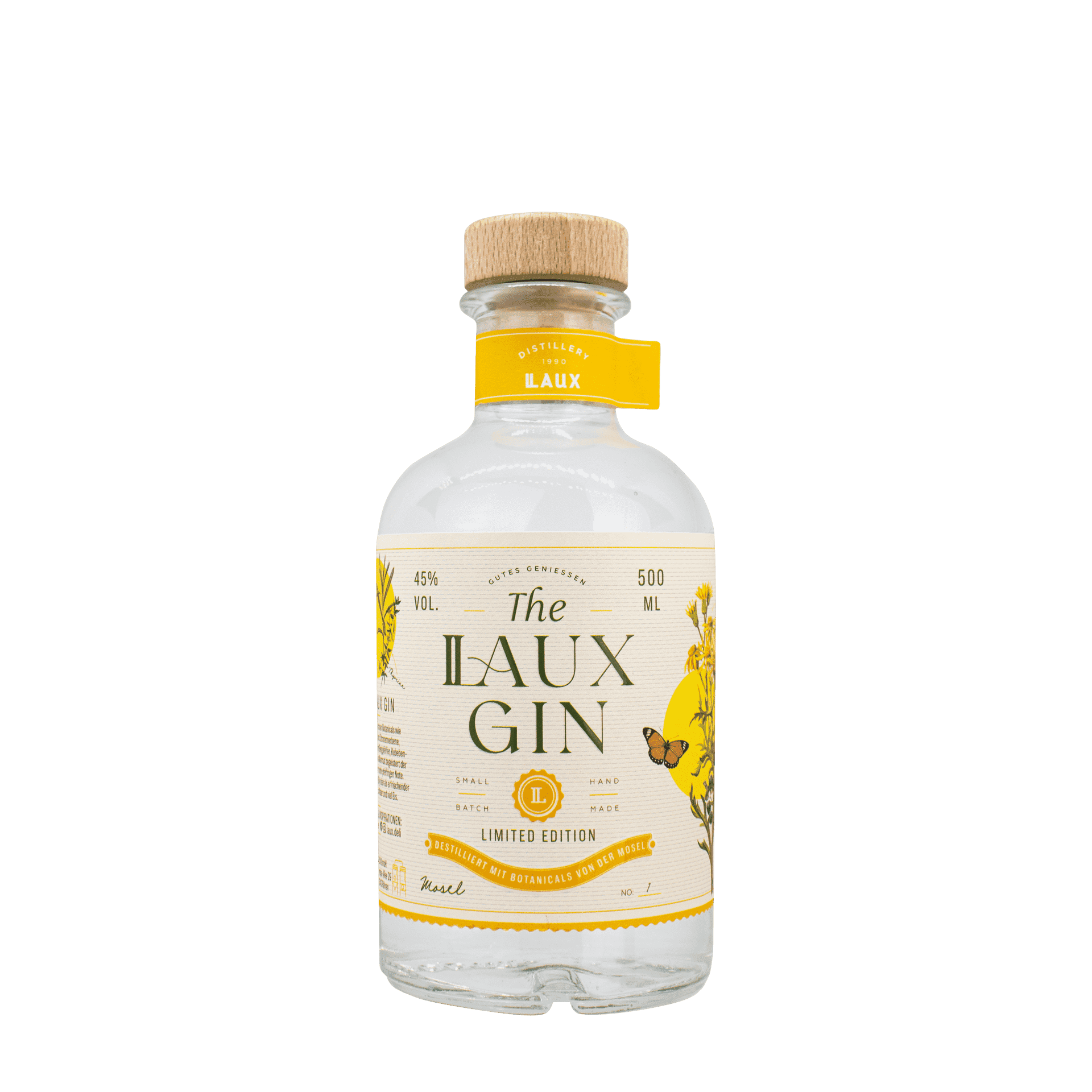 The LAUX Gin - 500 ml Flasche