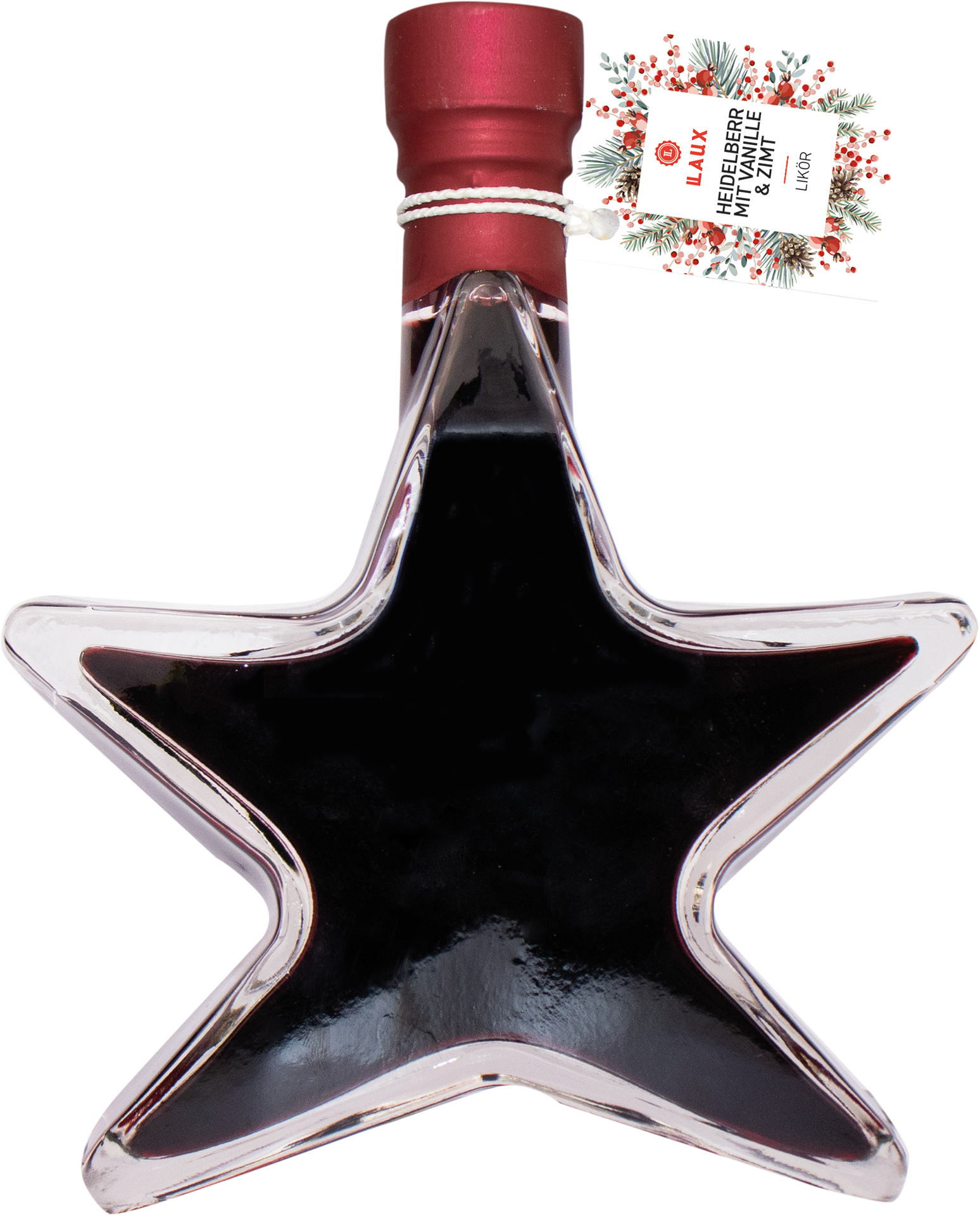Heidelbeer Likör mit Vanille & Zimt - 200ml Sternflasche