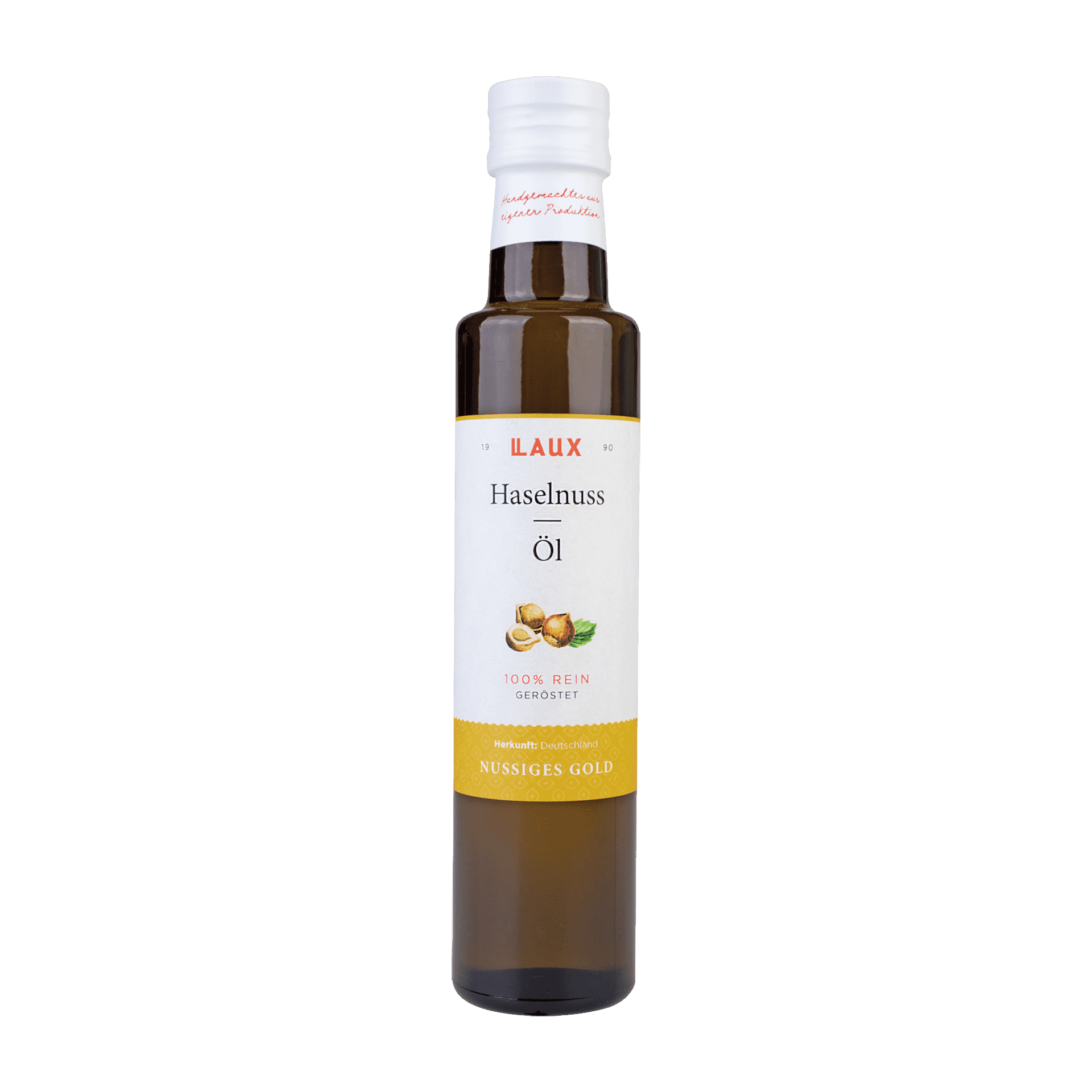 Haselnuss-Öl geröstet - 250 ml Flasche Haselnuss-Öl geröstet - 250 ml Flasche