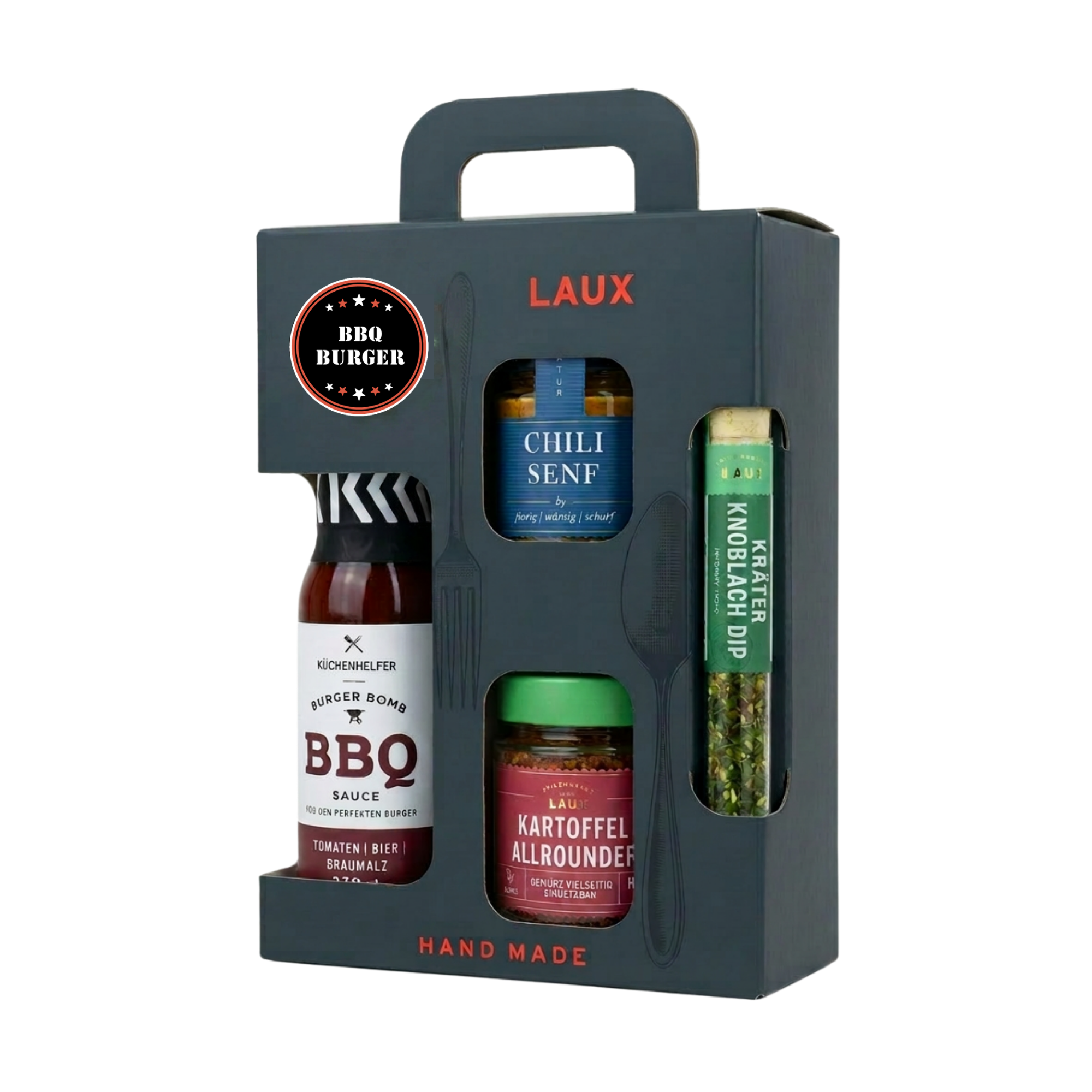 Burger Set -  "BBQ BURGER" - Geschenkset