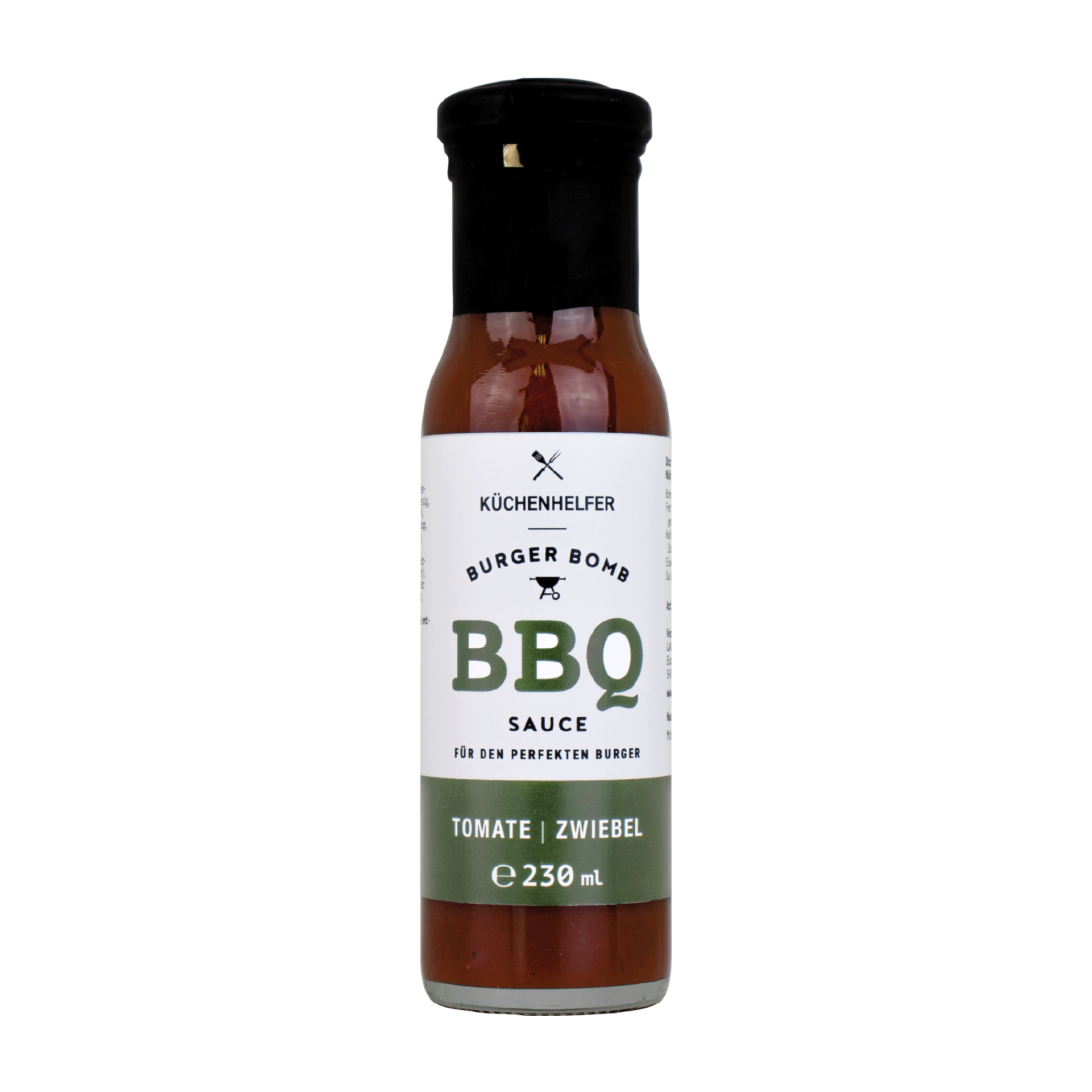 Burger Bomb BBQ Sauce mit Tomaten und Zwiebeln Burger Bomb BBQ Sauce mit Tomaten und Zwiebeln