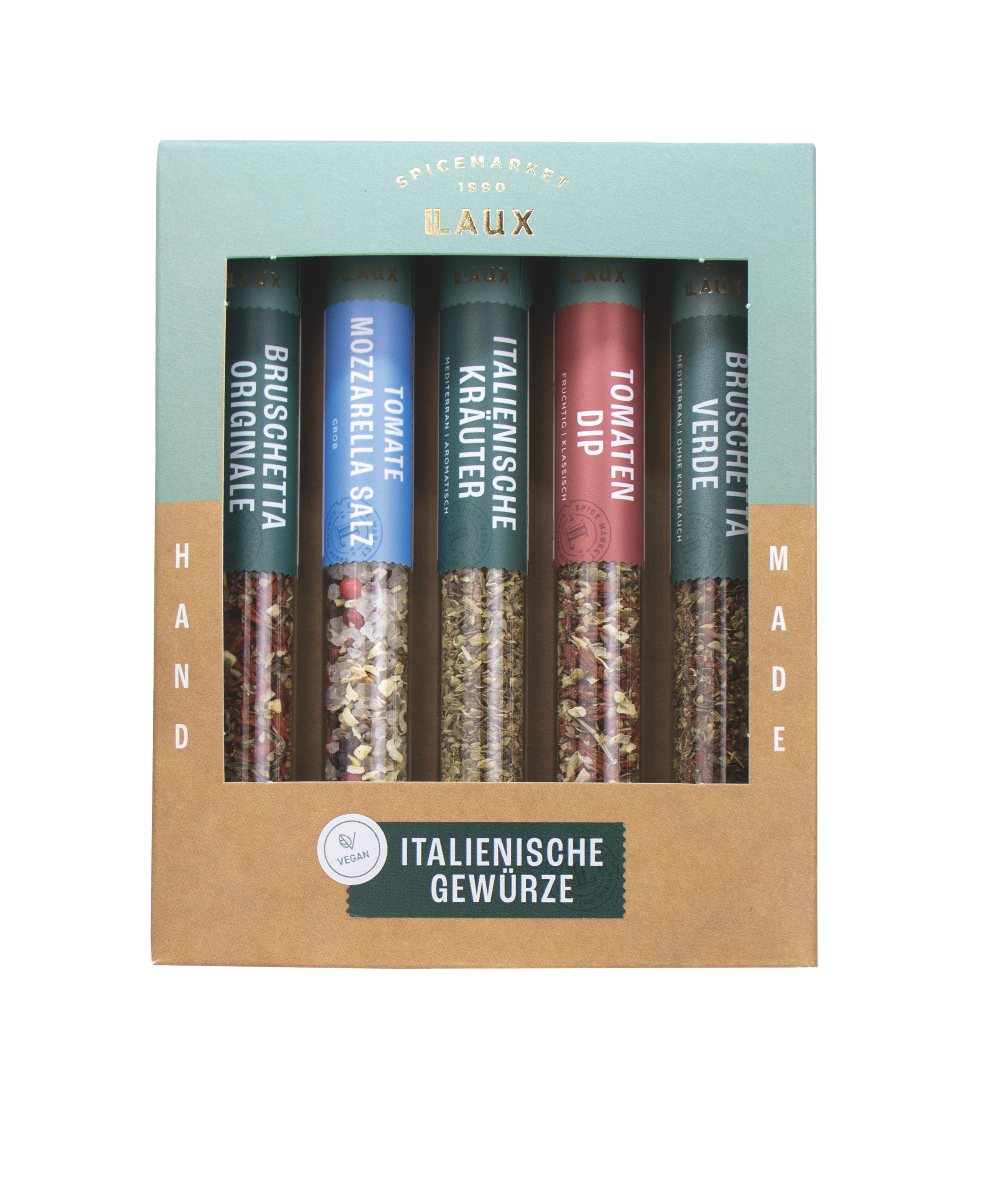 Gewürzset italienische Gewürze in hochwertiger Geschenkverpackung Gewürzset italienische Gewürze in hochwertiger Geschenkverpackung