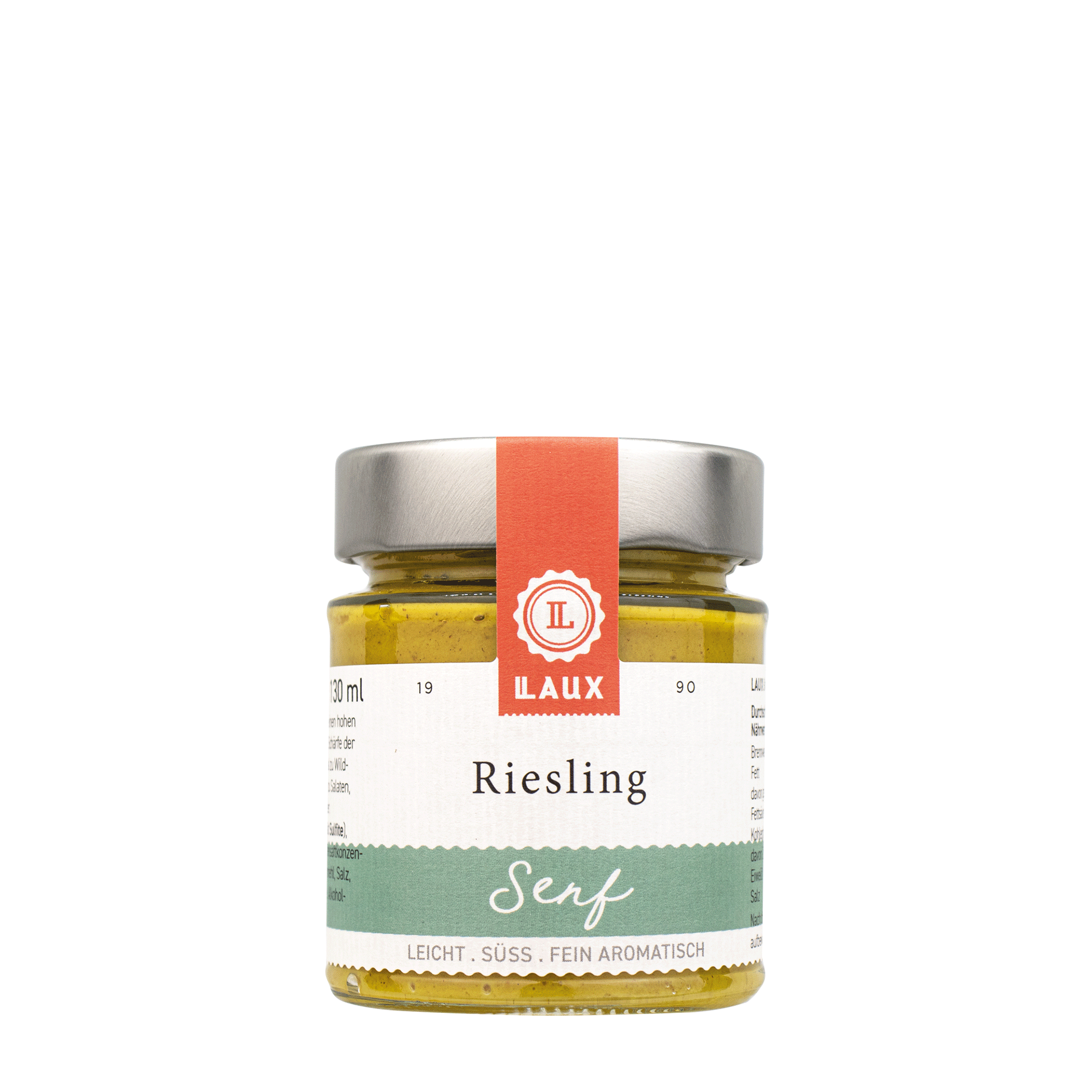 Riesling Senf - 130ml Glas Riesling Senf - 130ml Glas