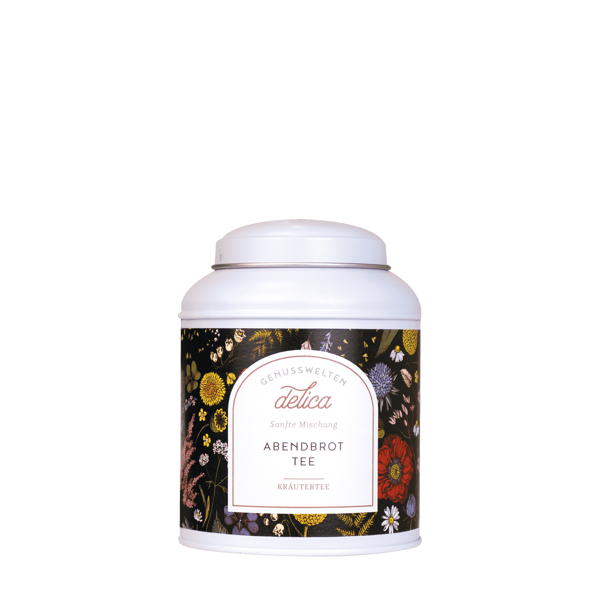 Abendbrot-Tee - Kräutertee mit Melisse, Pfefferminze & Kamille  - Dose Abendbrot-Tee - Kräutertee mit Melisse, Pfefferminze & Kamille  - Dose
