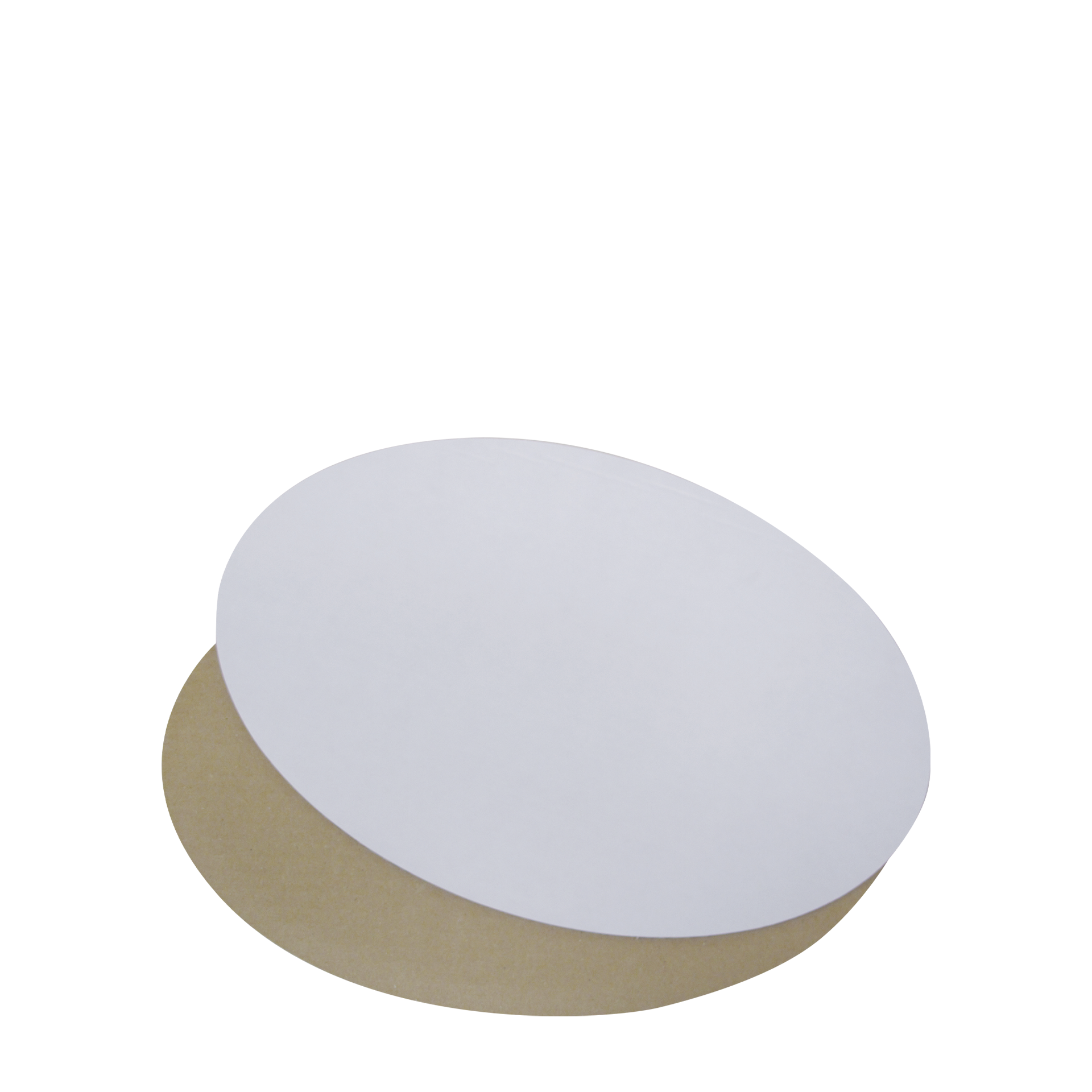 Dekoplatte Oval groß & weiß - 300x200 mm