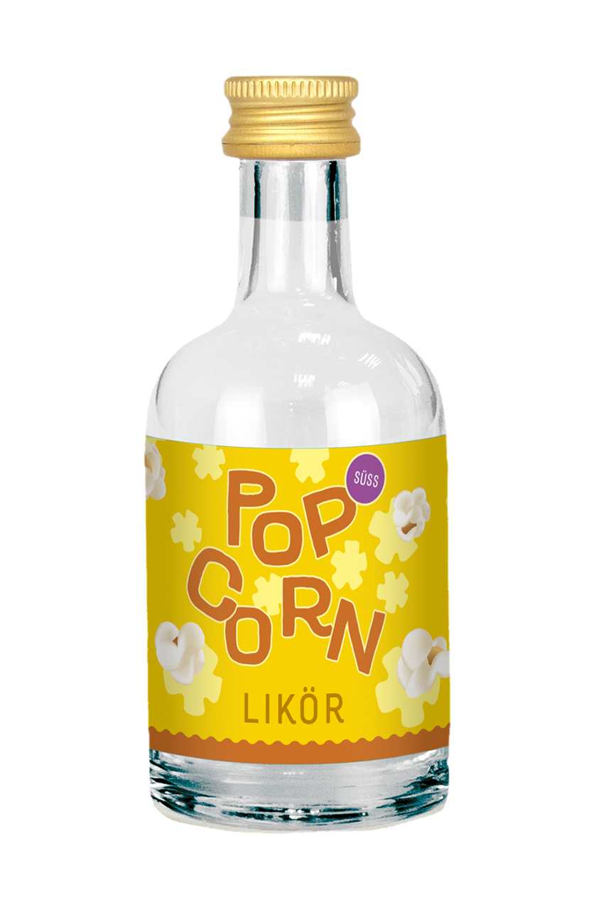 Popcorn Likör - 50 ml Flasche