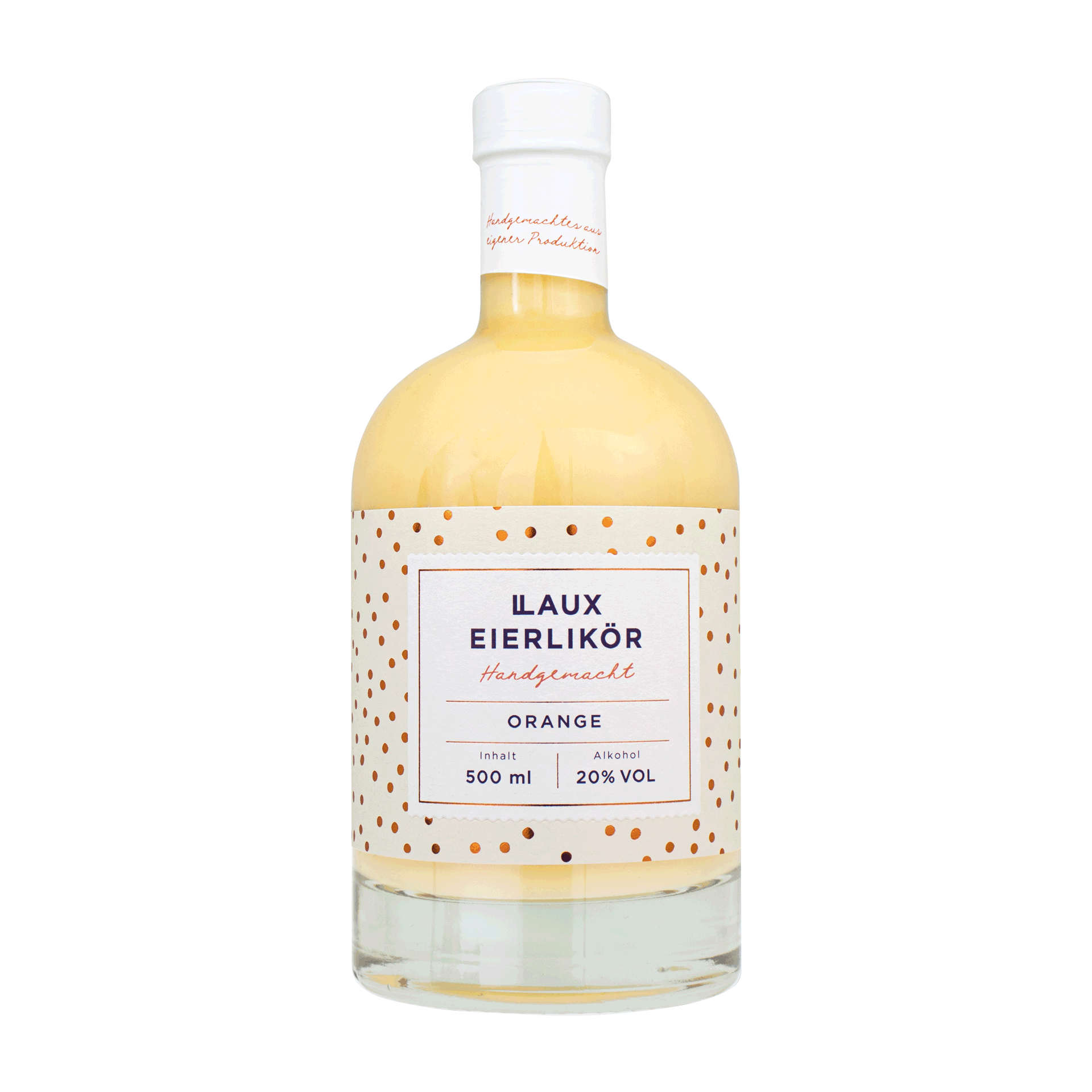 Eierlikör Orange - 500 ml Flasche Eierlikör Orange - 500 ml Flasche