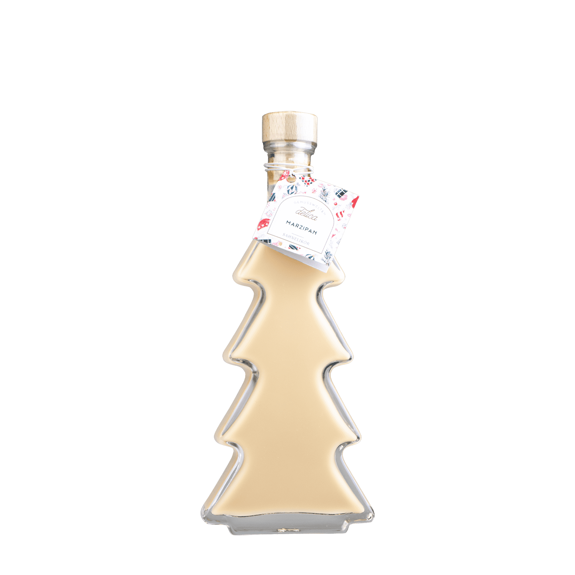 Marzipan Sahnelikör - 200ml Tannenbaumflasche Marzipan Sahnelikör - 200ml Tannenbaumflasche