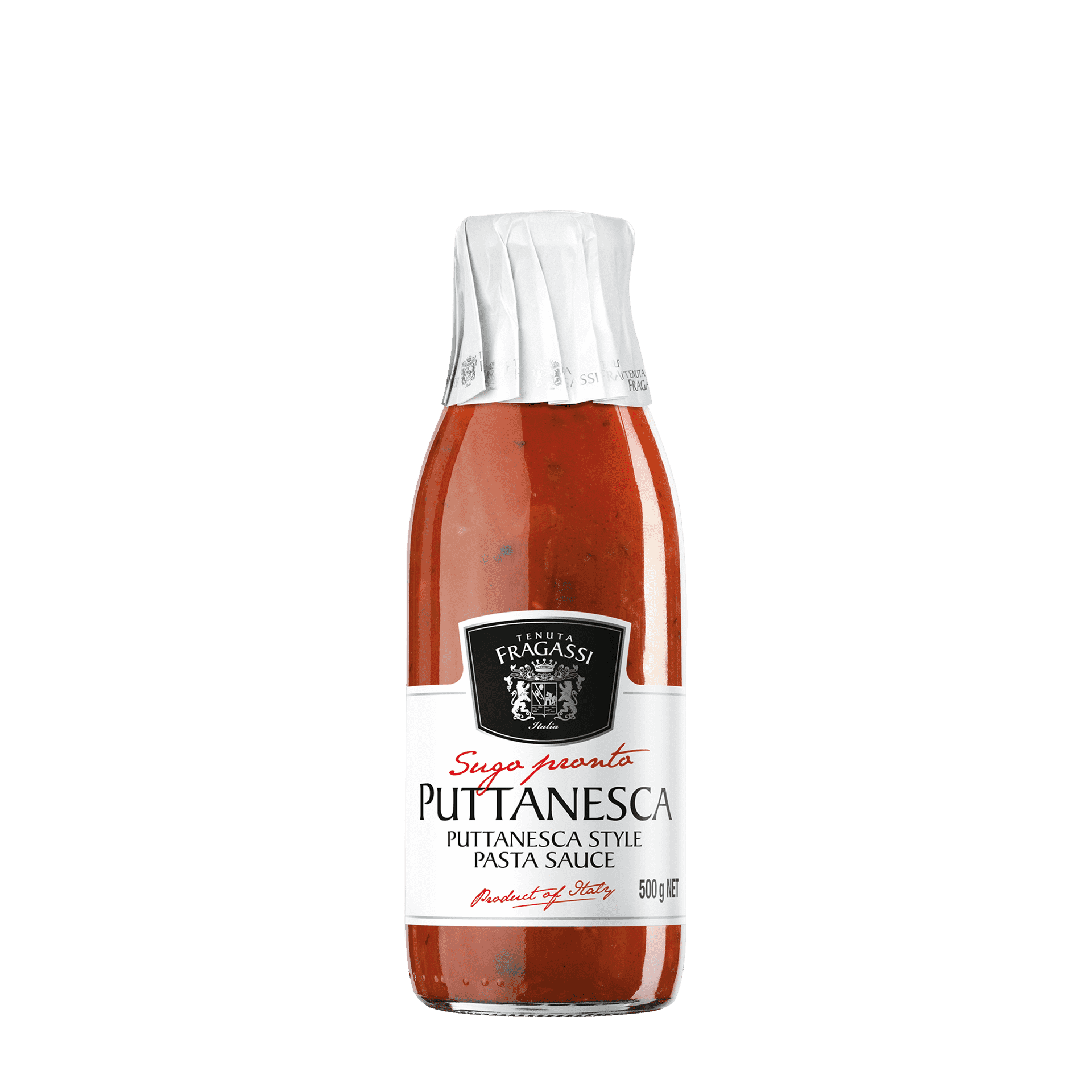 Sugo alla Puttanesca - Italienische Tomatensauce mit Oliven, Kapern und Knoblauch Sugo alla Puttanesca - Italienische Tomatensauce mit Oliven, Kapern und Knoblauch