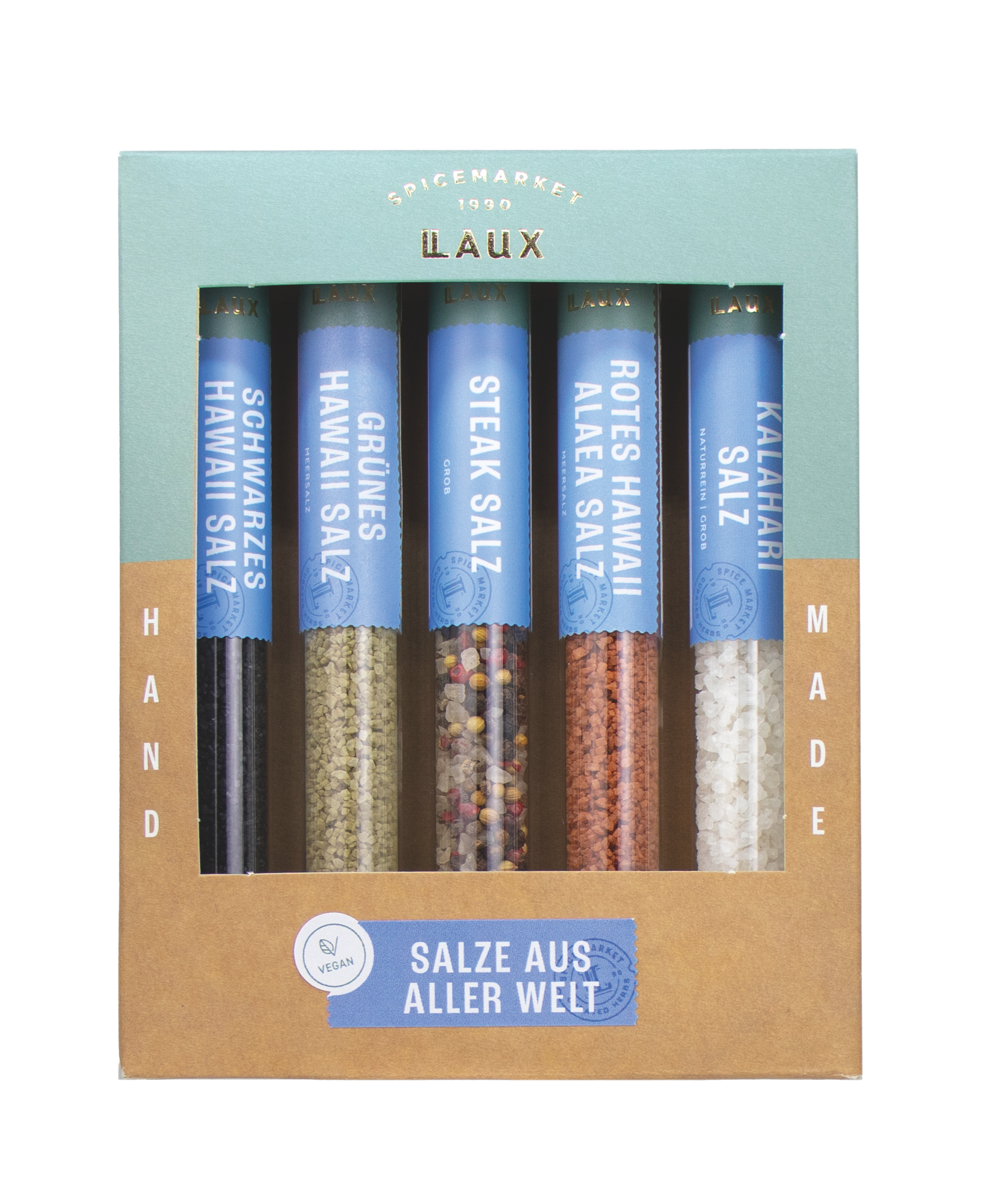 Gewürzset Salze aus aller Welt in hochwertiger Geschenkverpackung Gewürzset Salze aus aller Welt in hochwertiger Geschenkverpackung