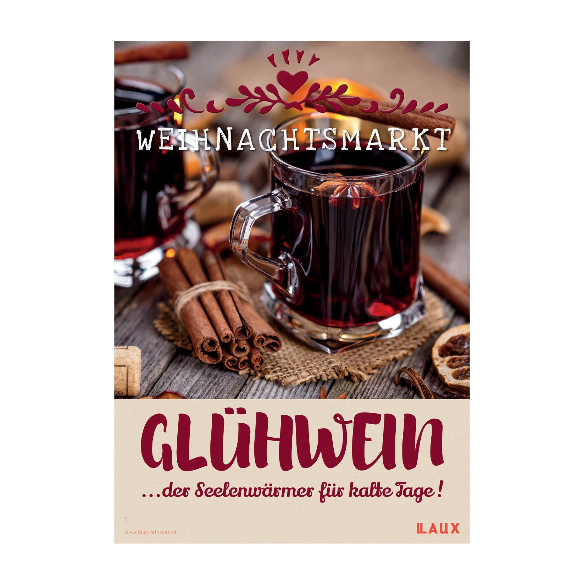 Glühwein Plakat DIN A4 Glühwein Plakat DIN A4
