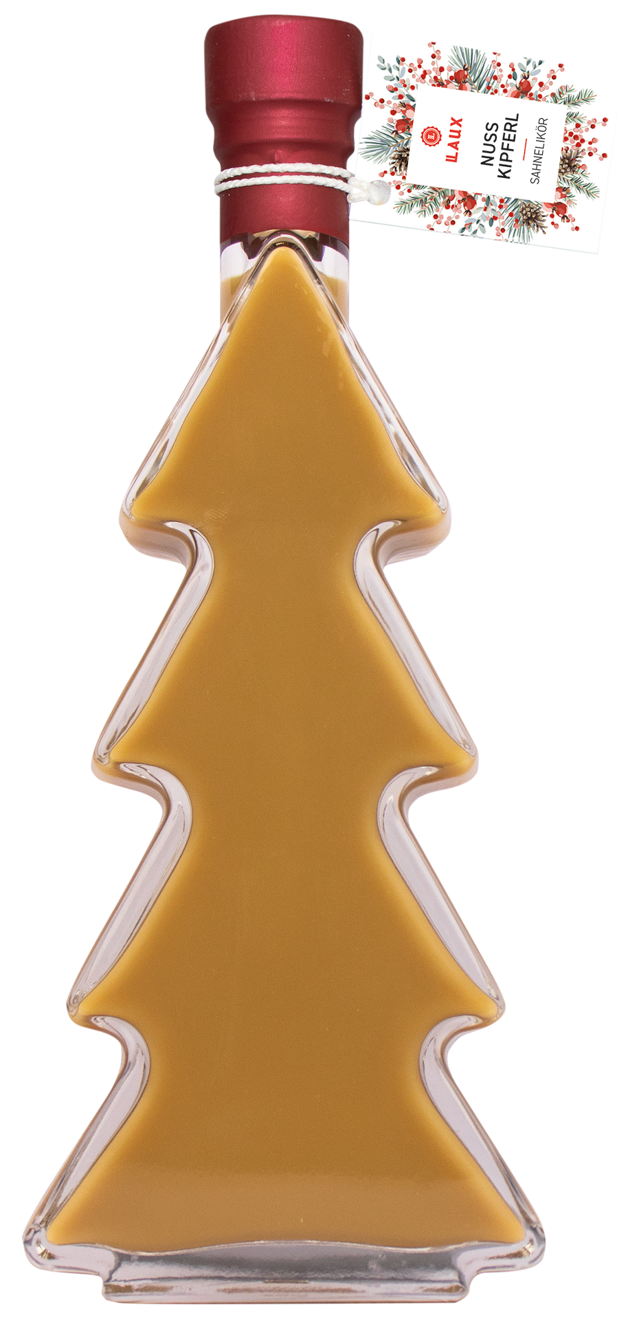 Nusskipferl Sahnelikör - 200ml Tannenbaumflasche Nusskipferl Sahnelikör - 200ml Tannenbaumflasche