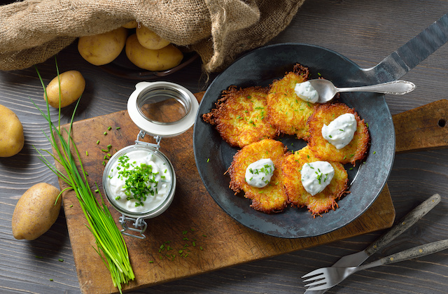 Klassische Kartoffelpuffer