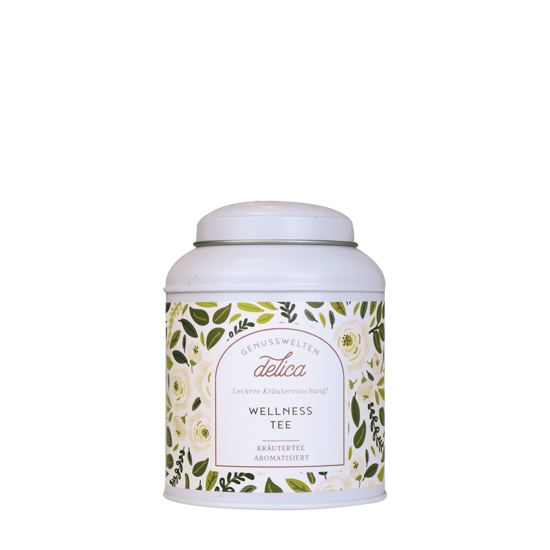 Wellness Tee - Kräutertee mit Himbeere & Brombeere - Dose Wellness Tee - Kräutertee mit Himbeere & Brombeere - Dose