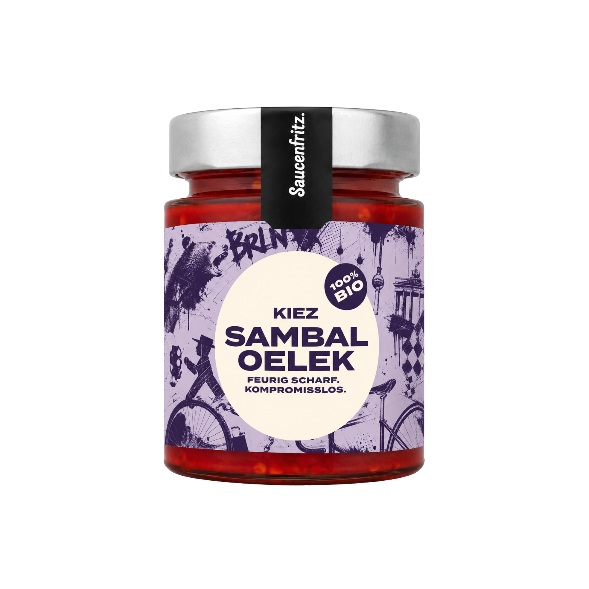 Saucenfritz - Kiez Bio Sambal Oelek - 150 g Glas