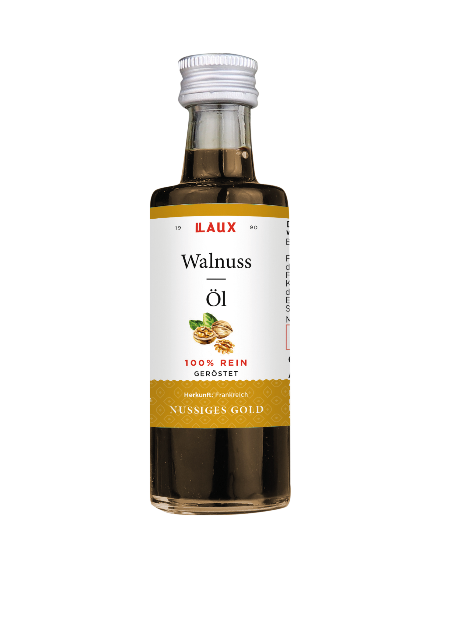 Walnuss Öl geröstet - 40ml Flasche Walnuss Öl geröstet - 40ml Flasche