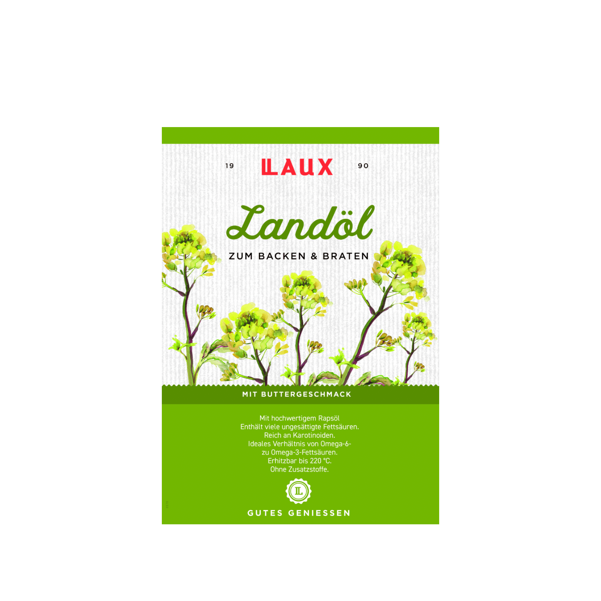 Landöl mit Buttergeschmack DIN-A4 Plakat Landöl mit Buttergeschmack DIN-A4 Plakat