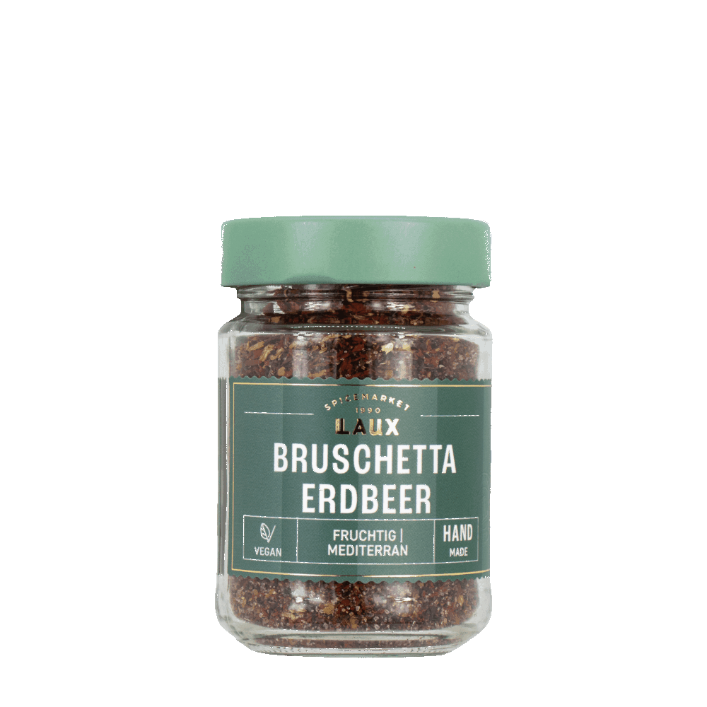 Erdbeer Bruschetta - Glas Erdbeer Bruschetta - Glas
