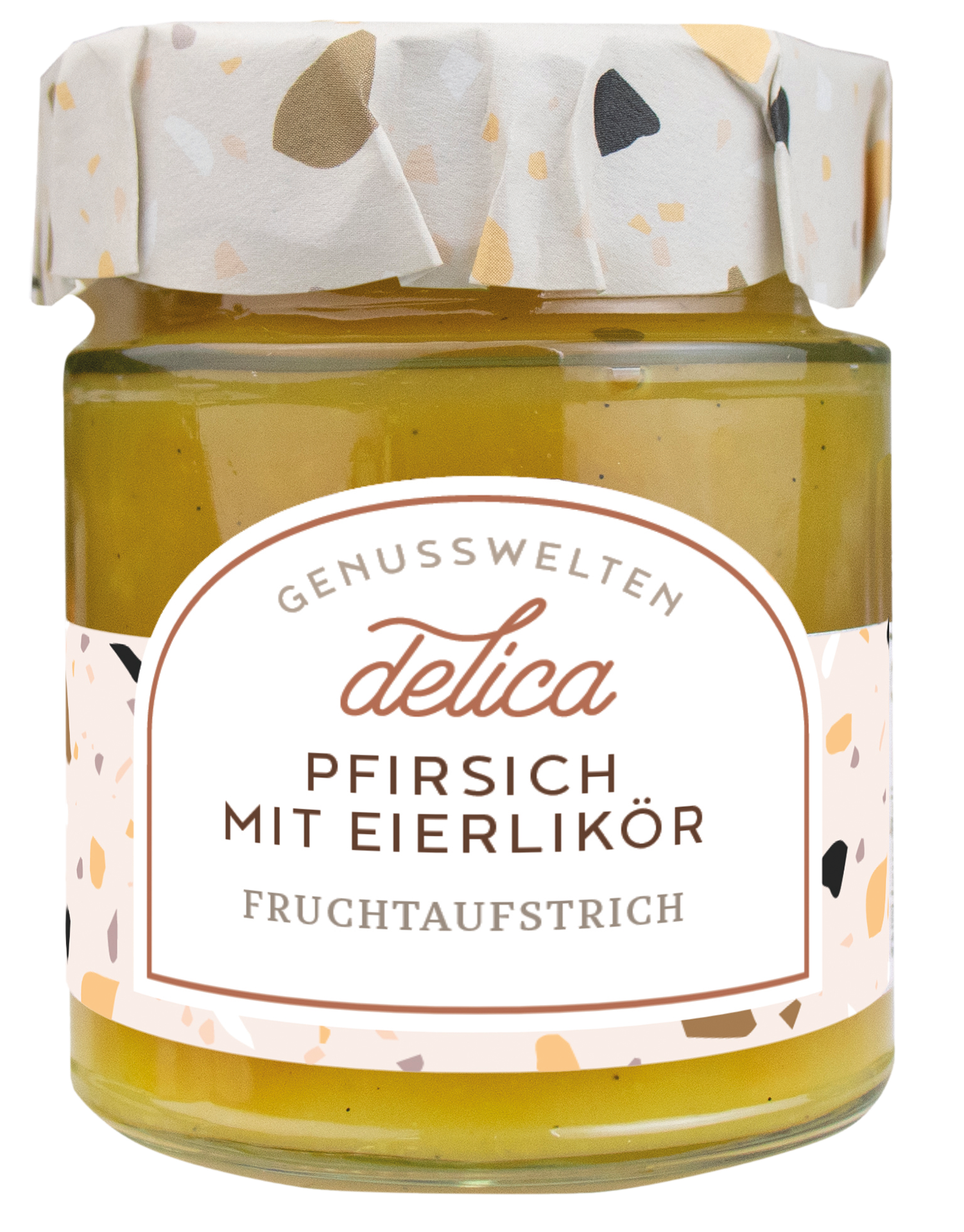 PFIRSICH FRUCHTAUFSTRICH MIT EIERLIKÖR