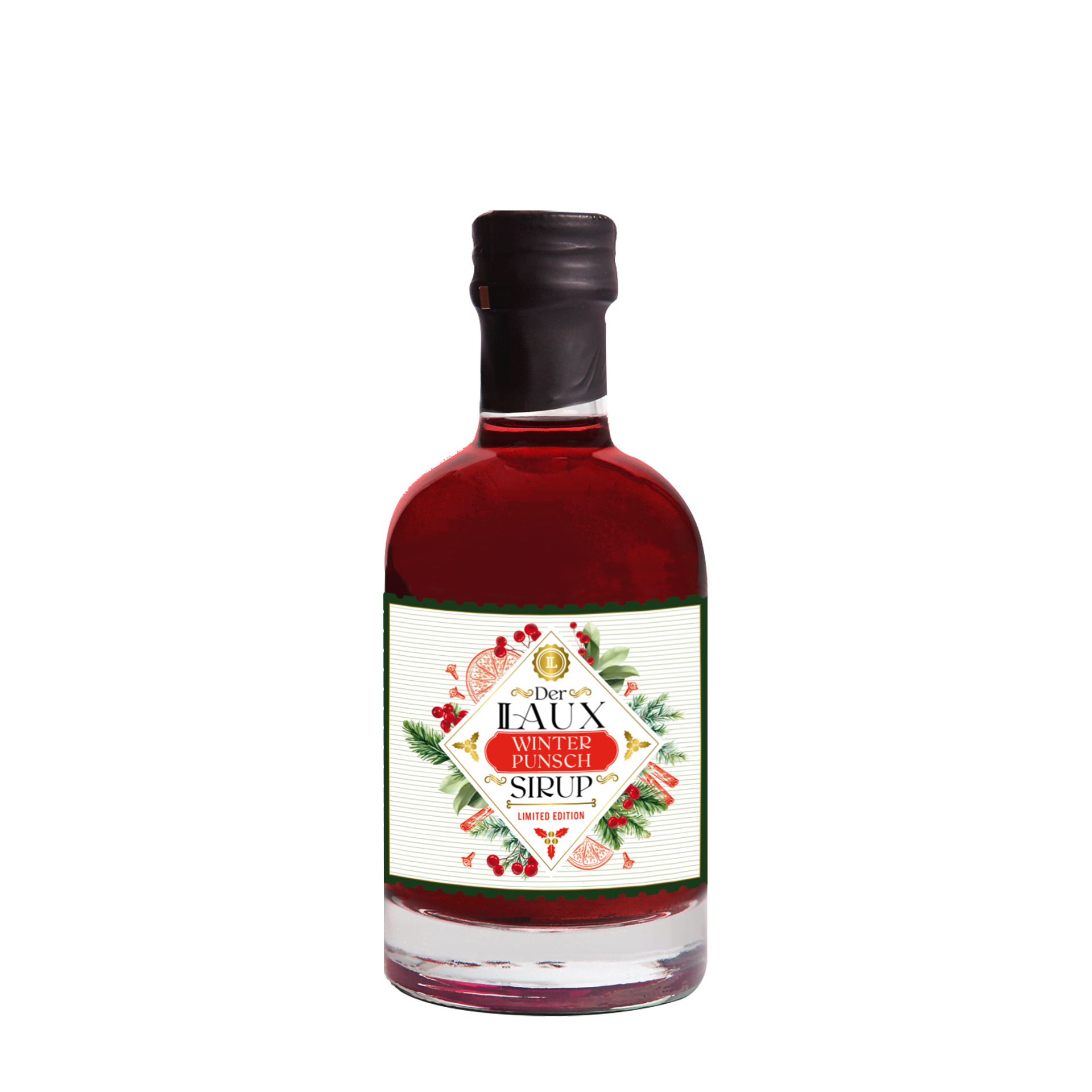 Winter Punsch Sirup - 200ml Flasche - für Glühwein & Punsch - auch alkoholfrei