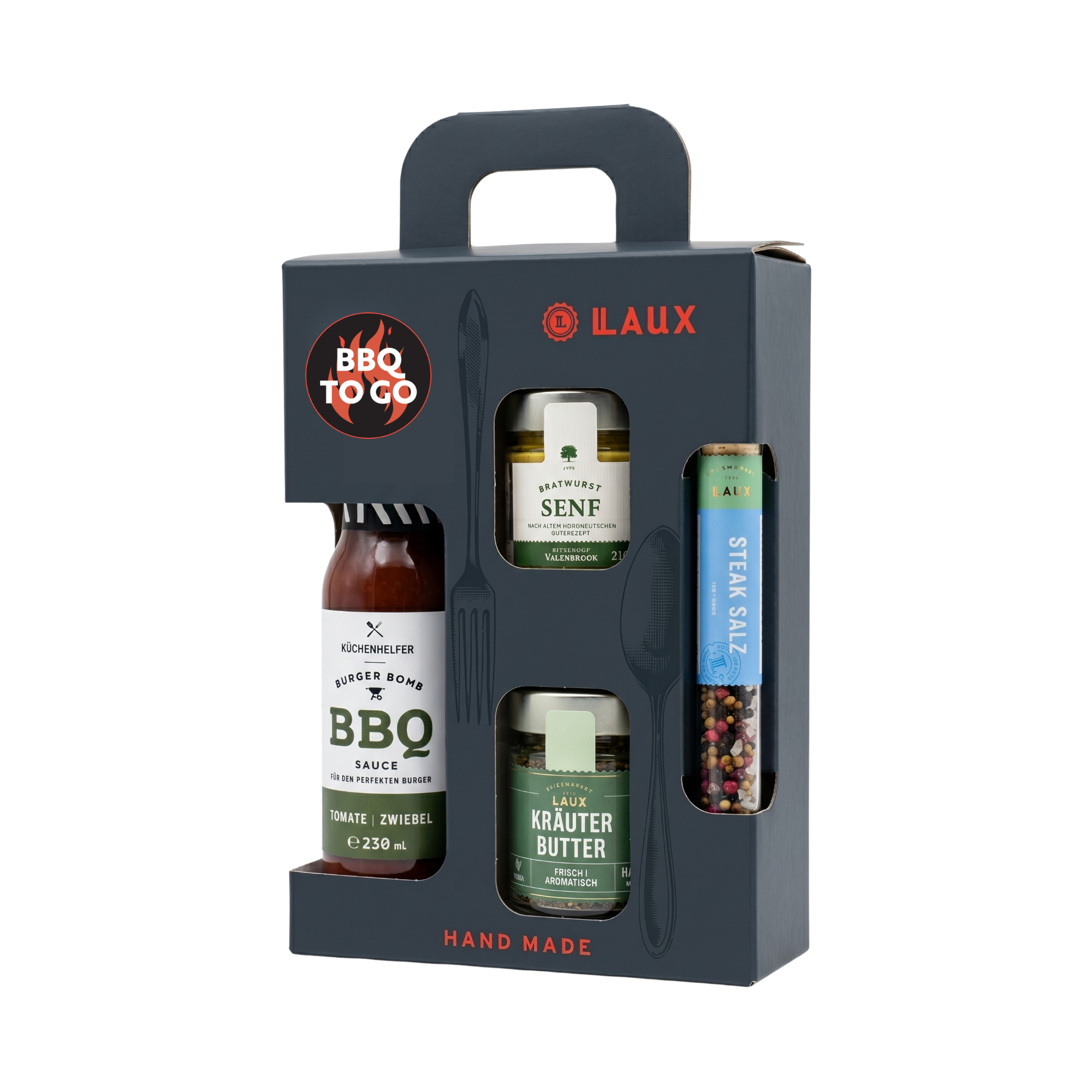 BBQ Set -  "BBQ TO GO" - Geschenkset