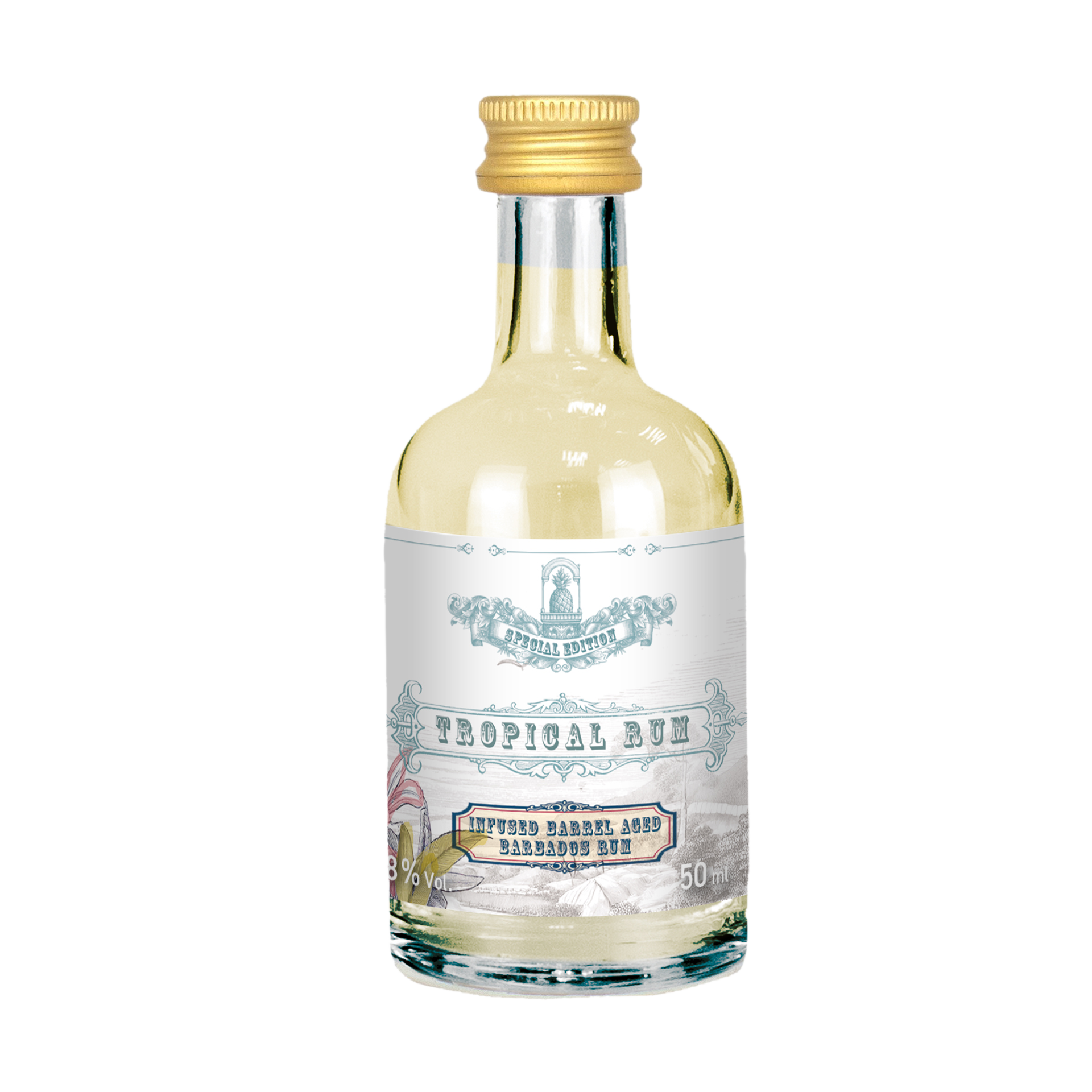 Tropical Rum - 50 ml Flasche Tropical Rum - 50 ml Flasche