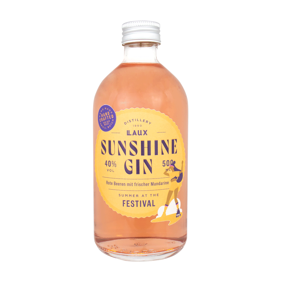 Sunshine Gin - Summer at the Festival - 500 ml Flasche