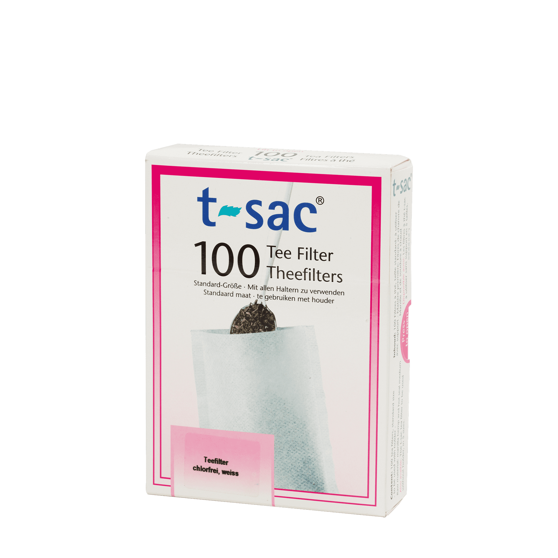 Tee-Filter Filterpapier t-sac - 15 x 11 cm - 100 Stück