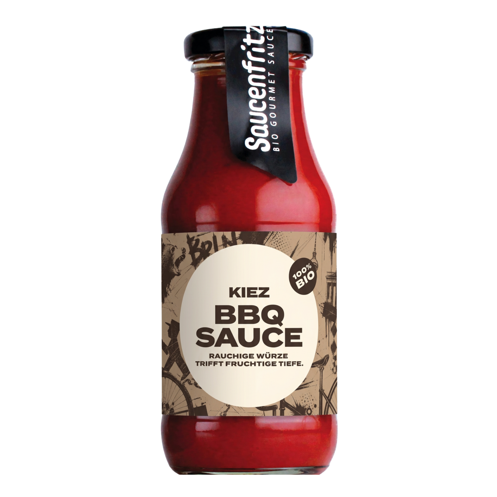BIO Kiez-BBQ Sauce - Rauchige Bio-Grillsauce
