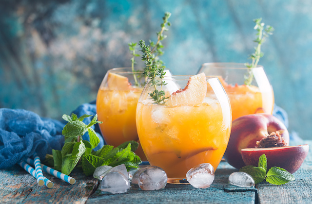 Peach Tangy Mocktail