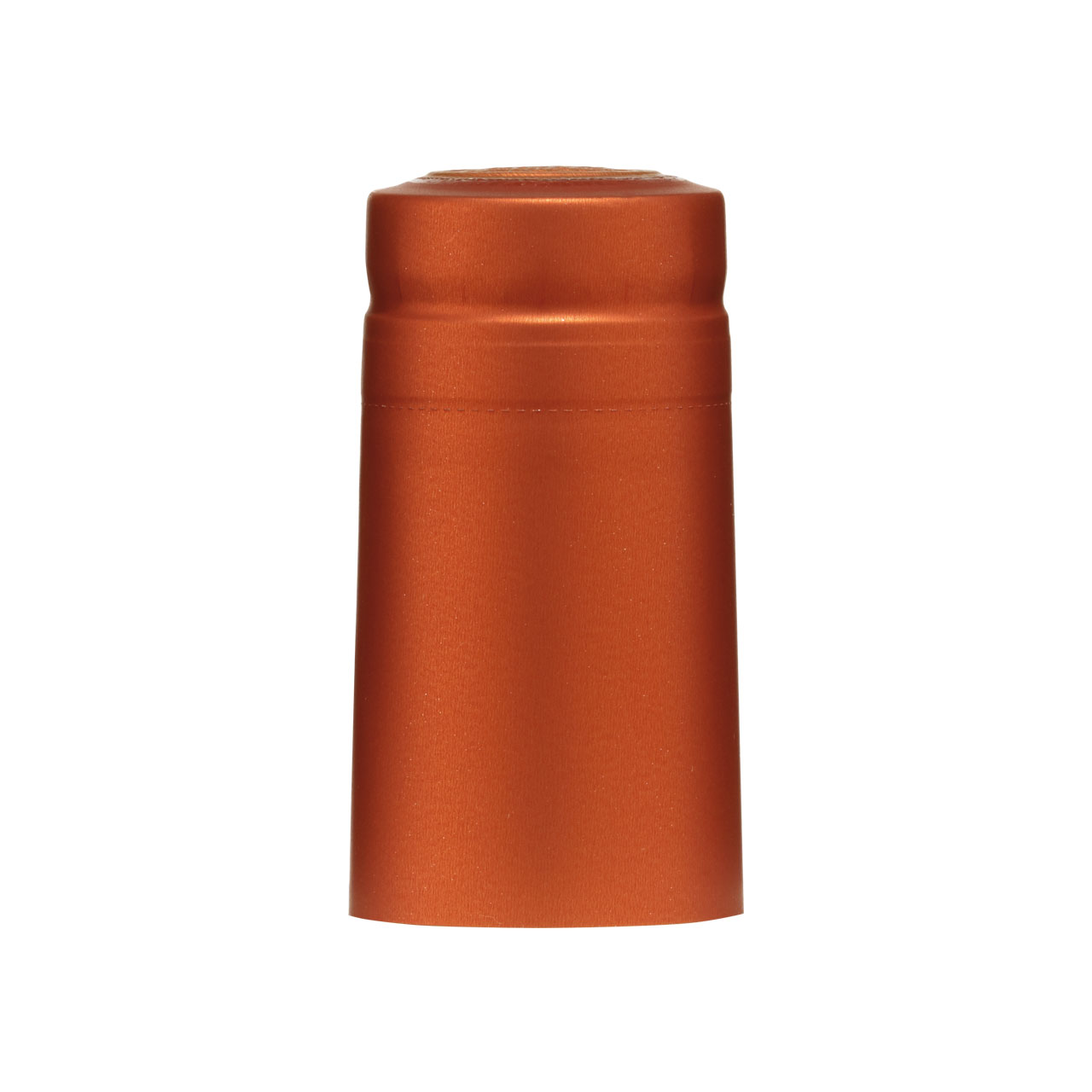Kapsel Antique matt orange/kupfer - mit goldenem Abriss Kapsel Antique matt orange/kupfer - mit goldenem Abriss