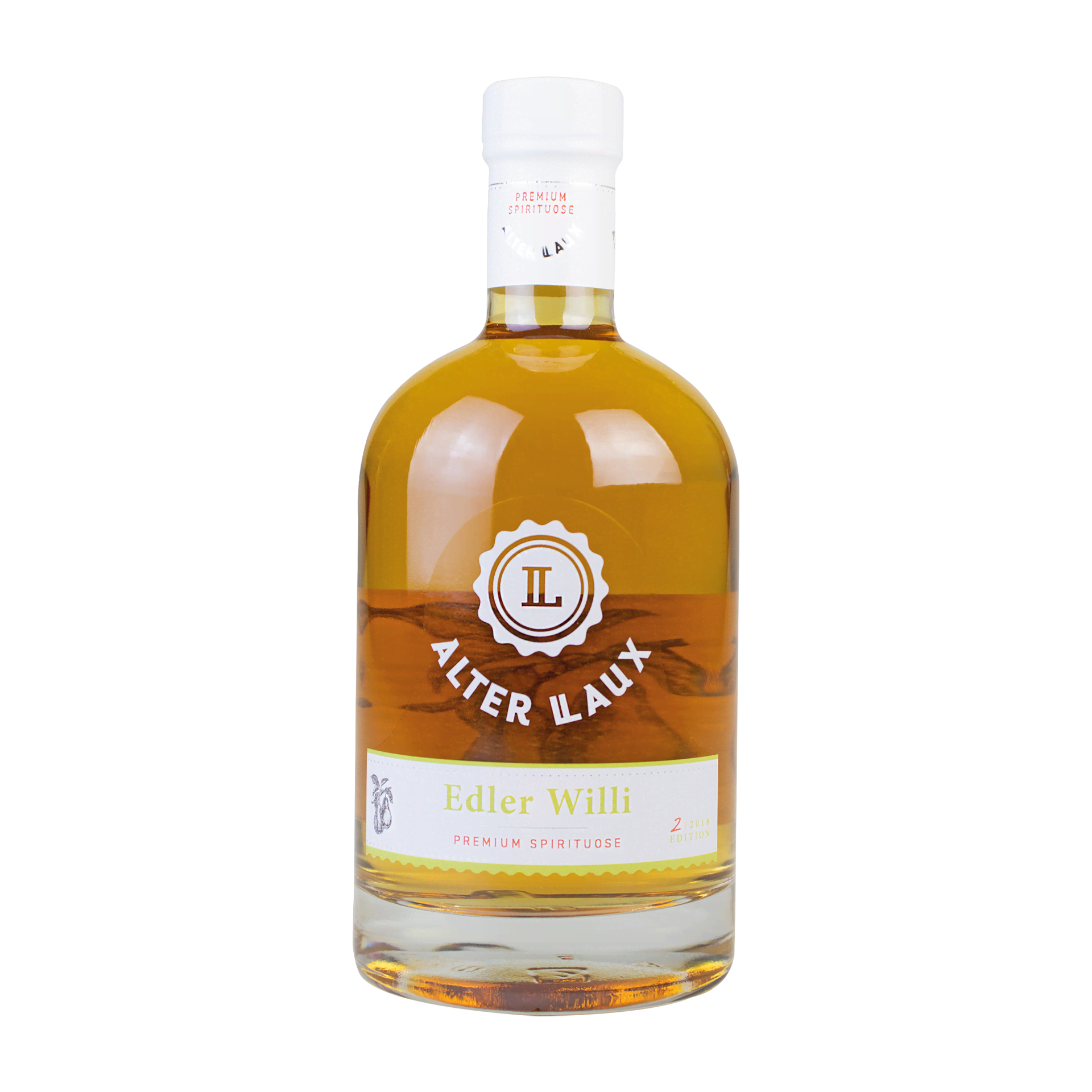 ALTER LAUX Edler Willi - Birnenlikör - 500 ml Flasche ALTER LAUX Edler Willi in F lasche