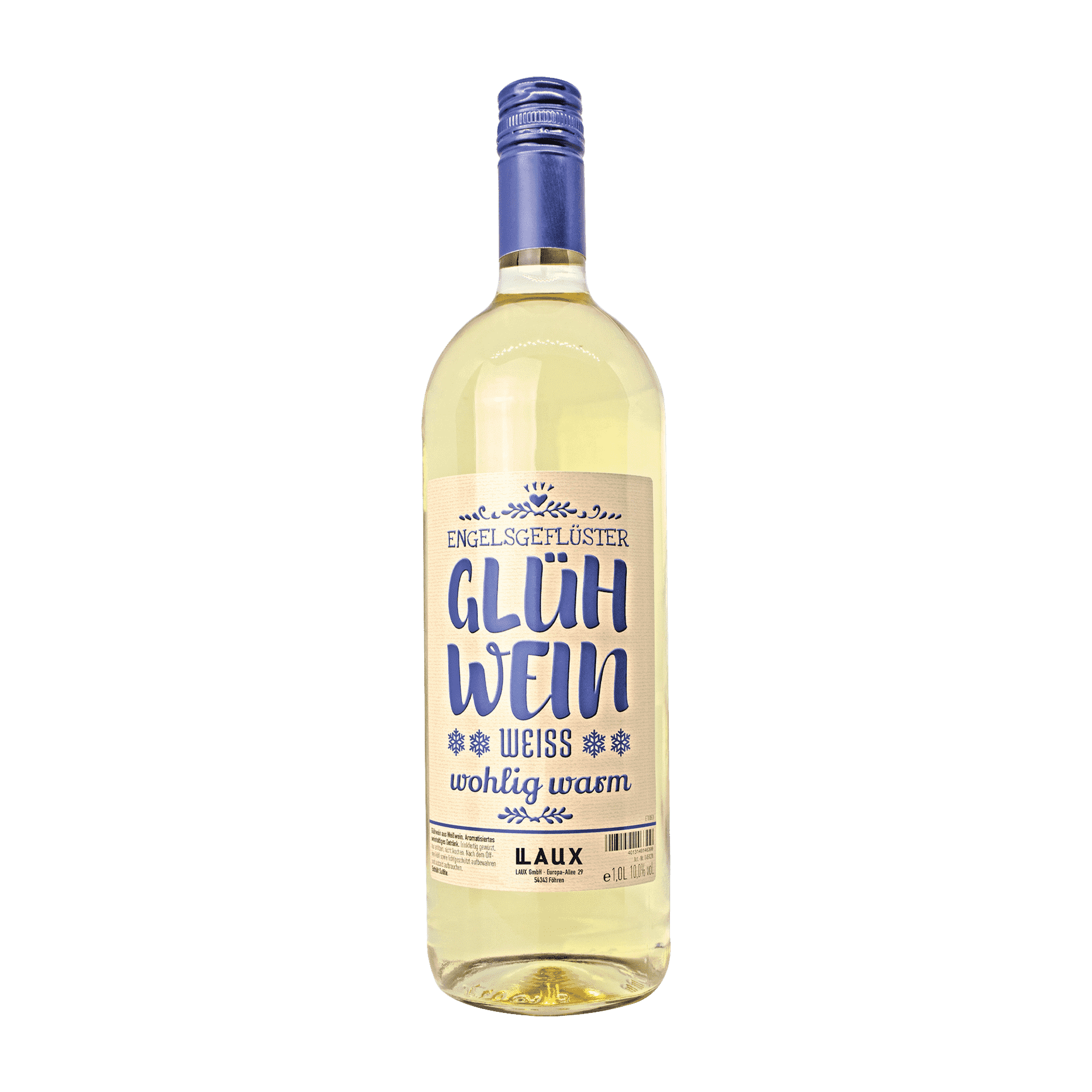 Weißer Glühwein - 1L Flasche LAUX Weißer Glühwein in Flasche