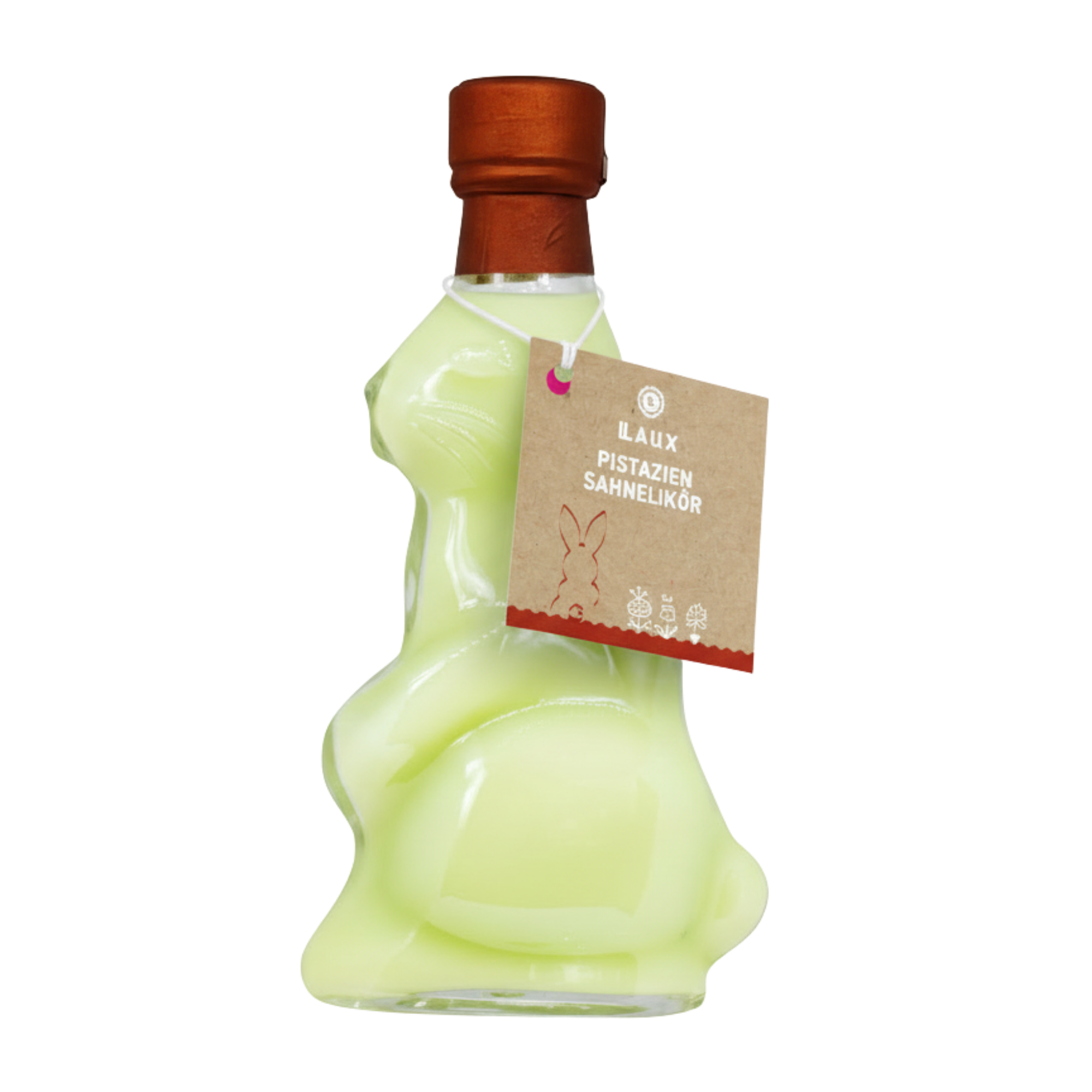 Pistazien Sahnelikör - 200 ml Hasenflasche