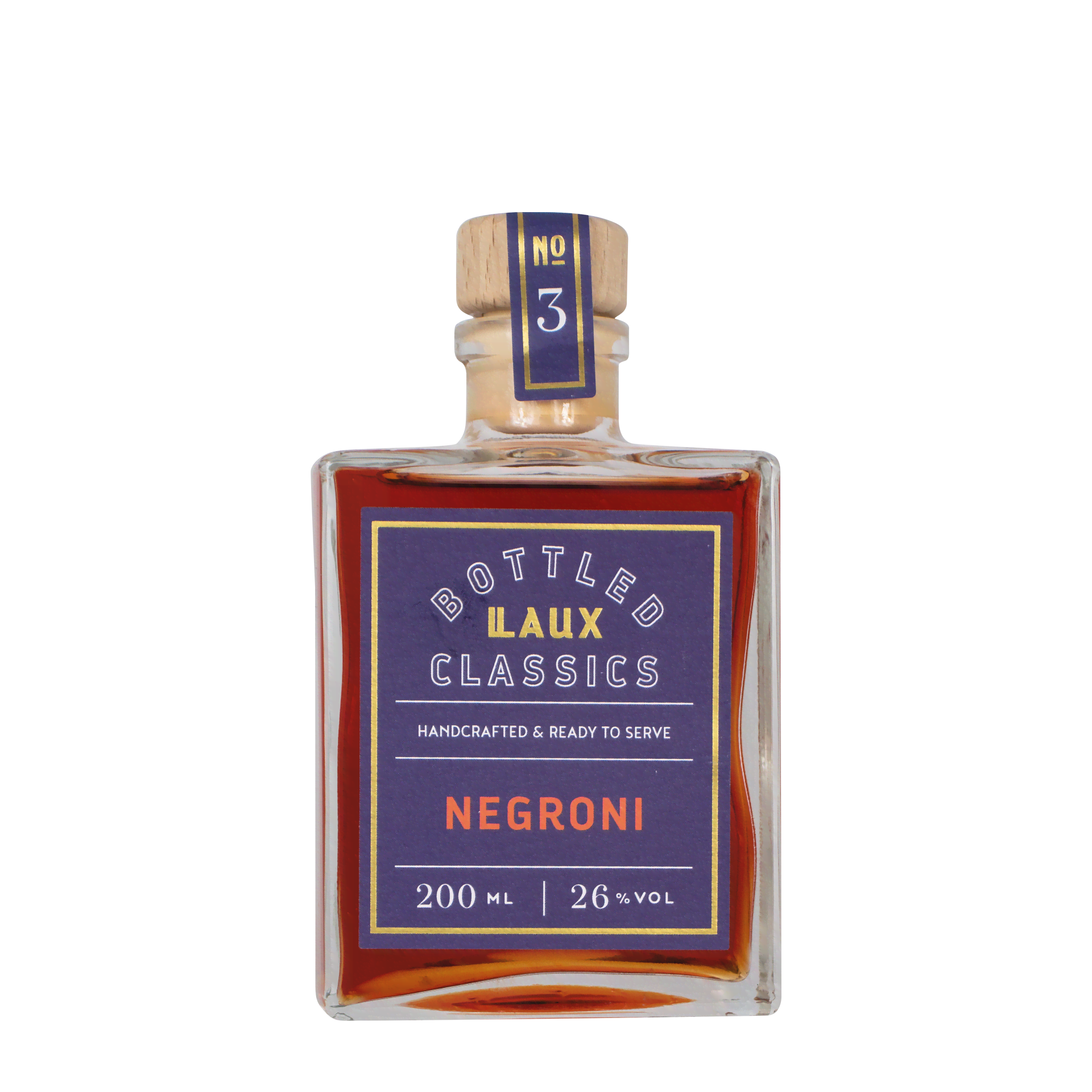 LAUX Negroni Bottled Classic in Flasche
